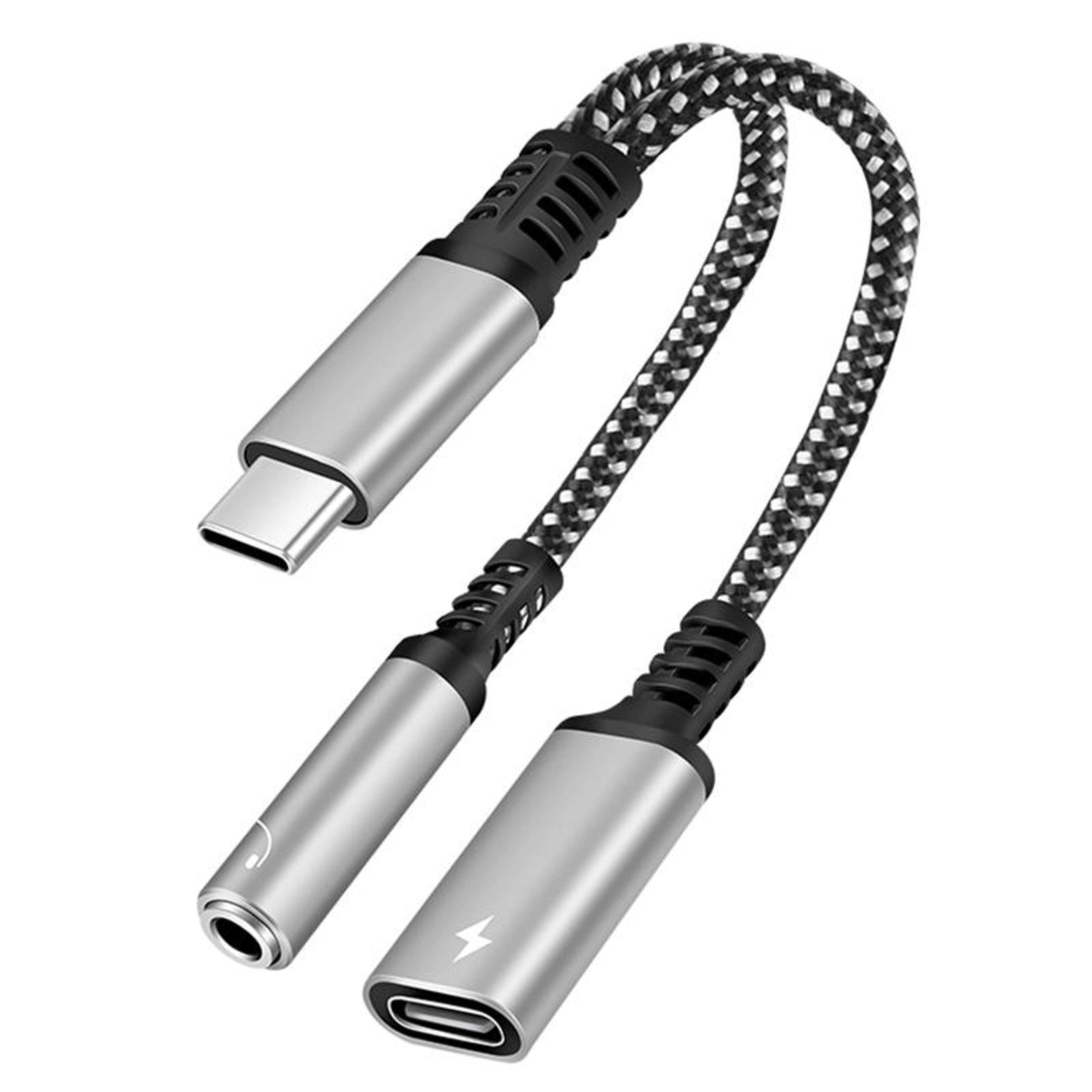 USBC Audio Adapter With 60W PD Fast Charging And 35mm Headphone Jack 8