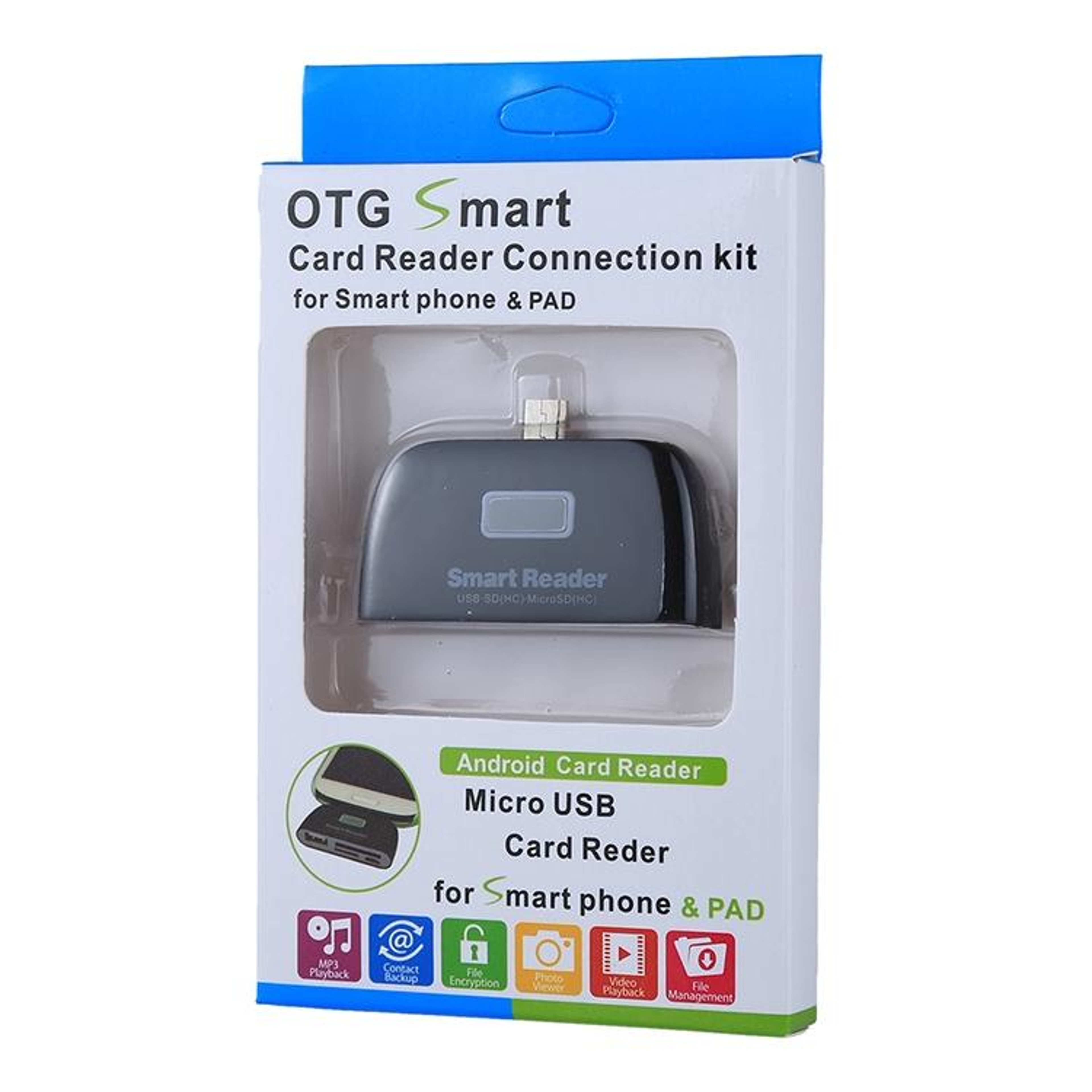 4-in-1 OTG Card Reader USB Adapter for Android Micro USB Devices – view 5