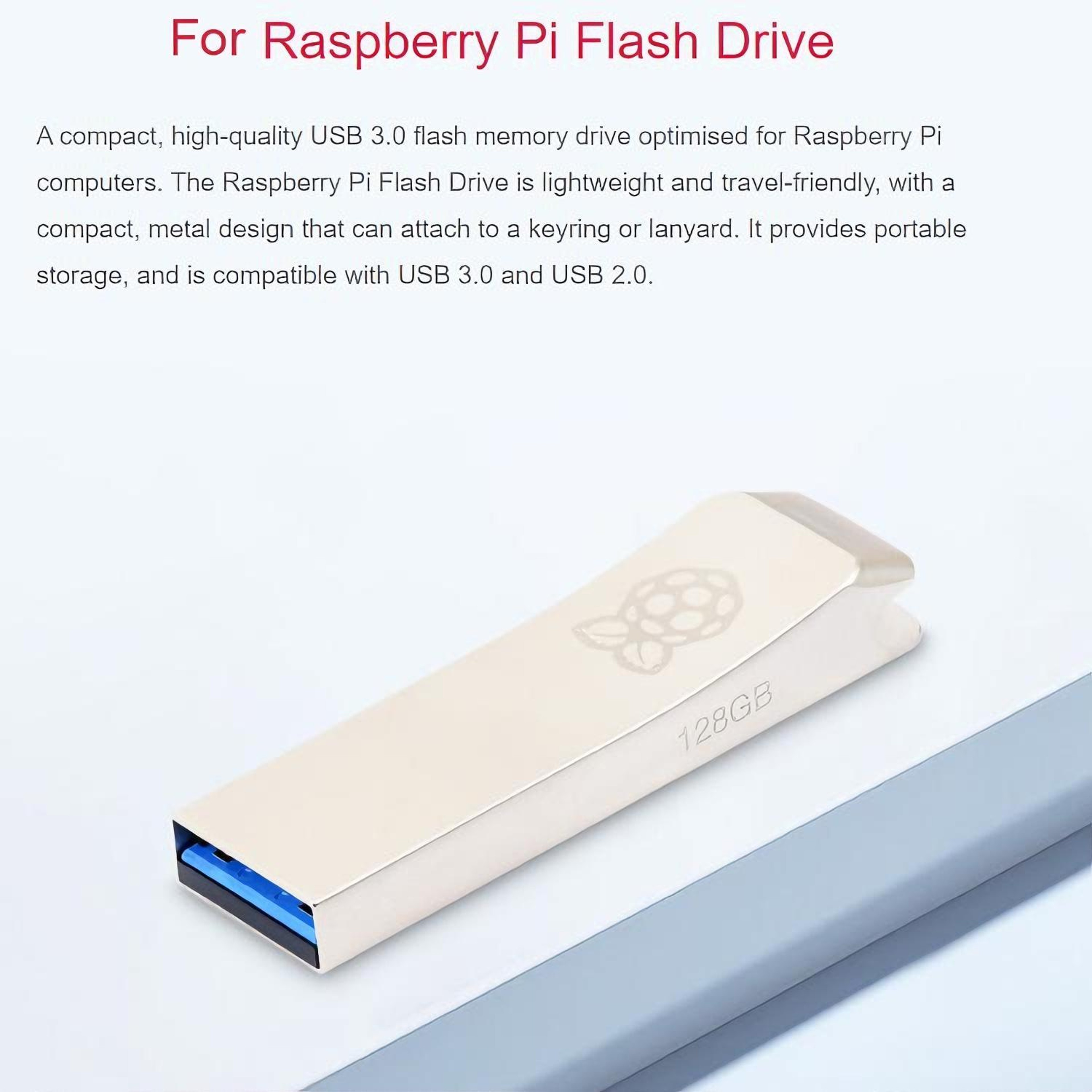 Waveshare Raspberry Pi USB 3.0 128GB Flash Drive High-Speed Boot & Data Storage – view 6