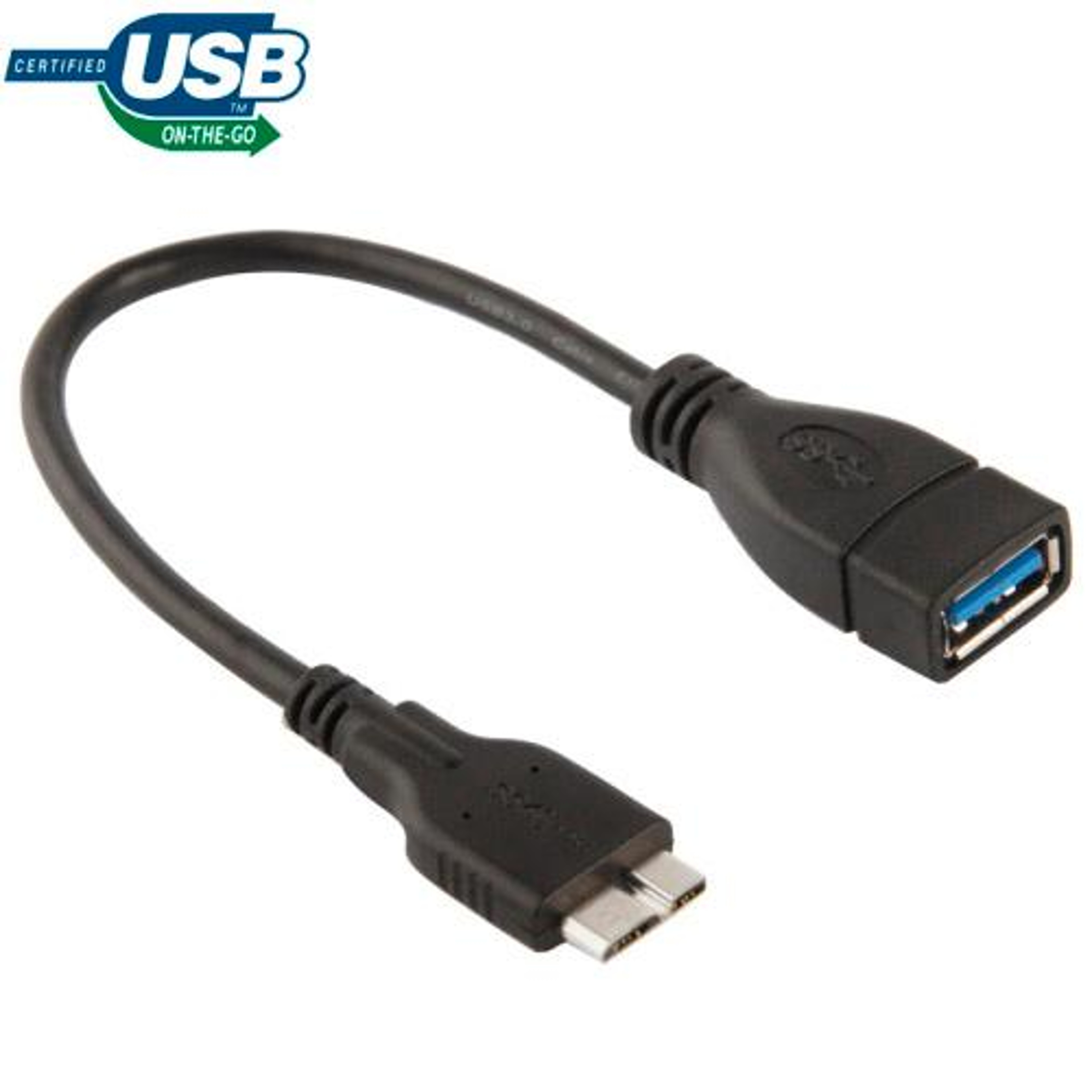 SuperSpeed Micro USB 30 OTG Cable For Galaxy Note 3 Data Transfer Adapter 20cm 2