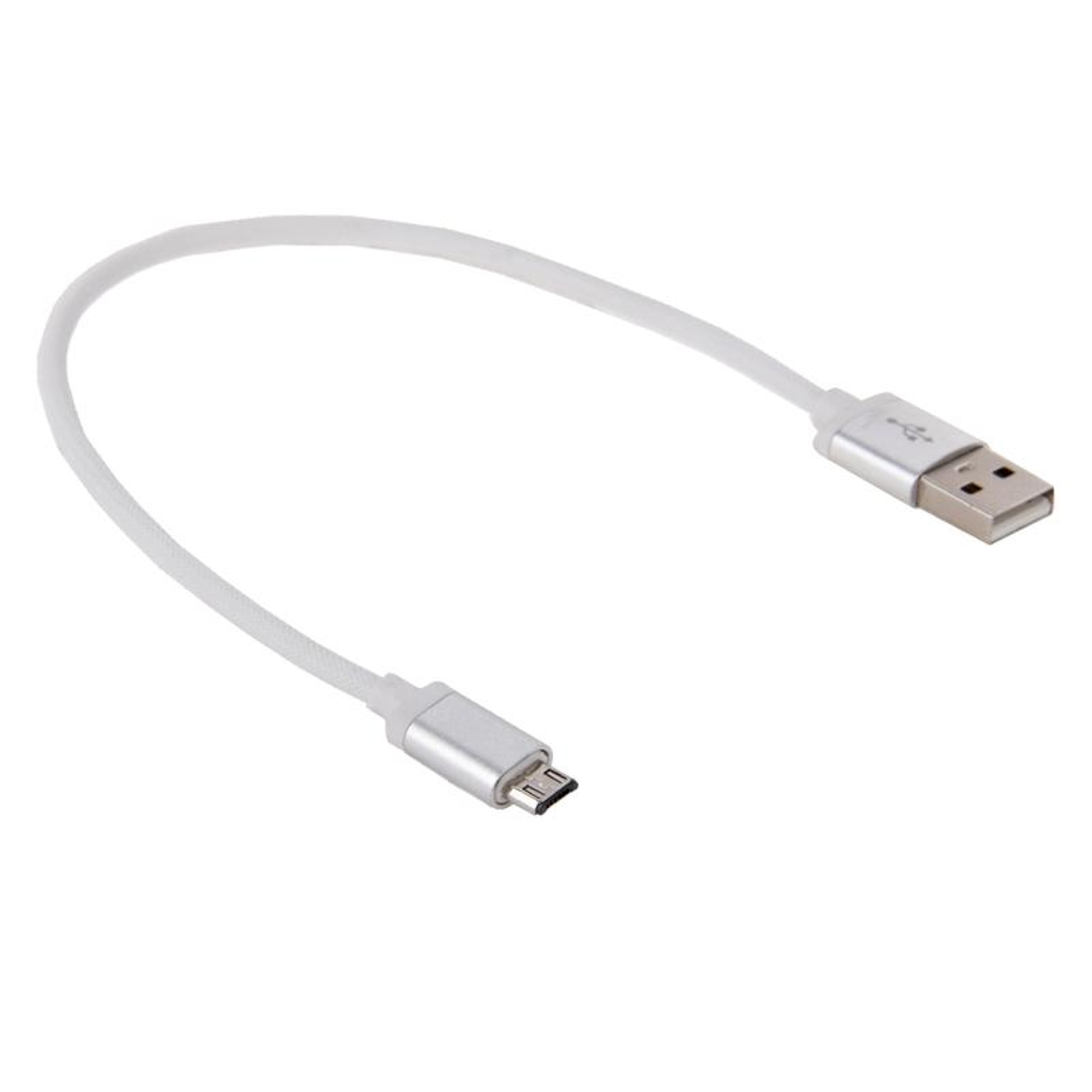 25cm Metal Head Micro USB Cable Fast USB 2.0 Charger for Phones – view 10