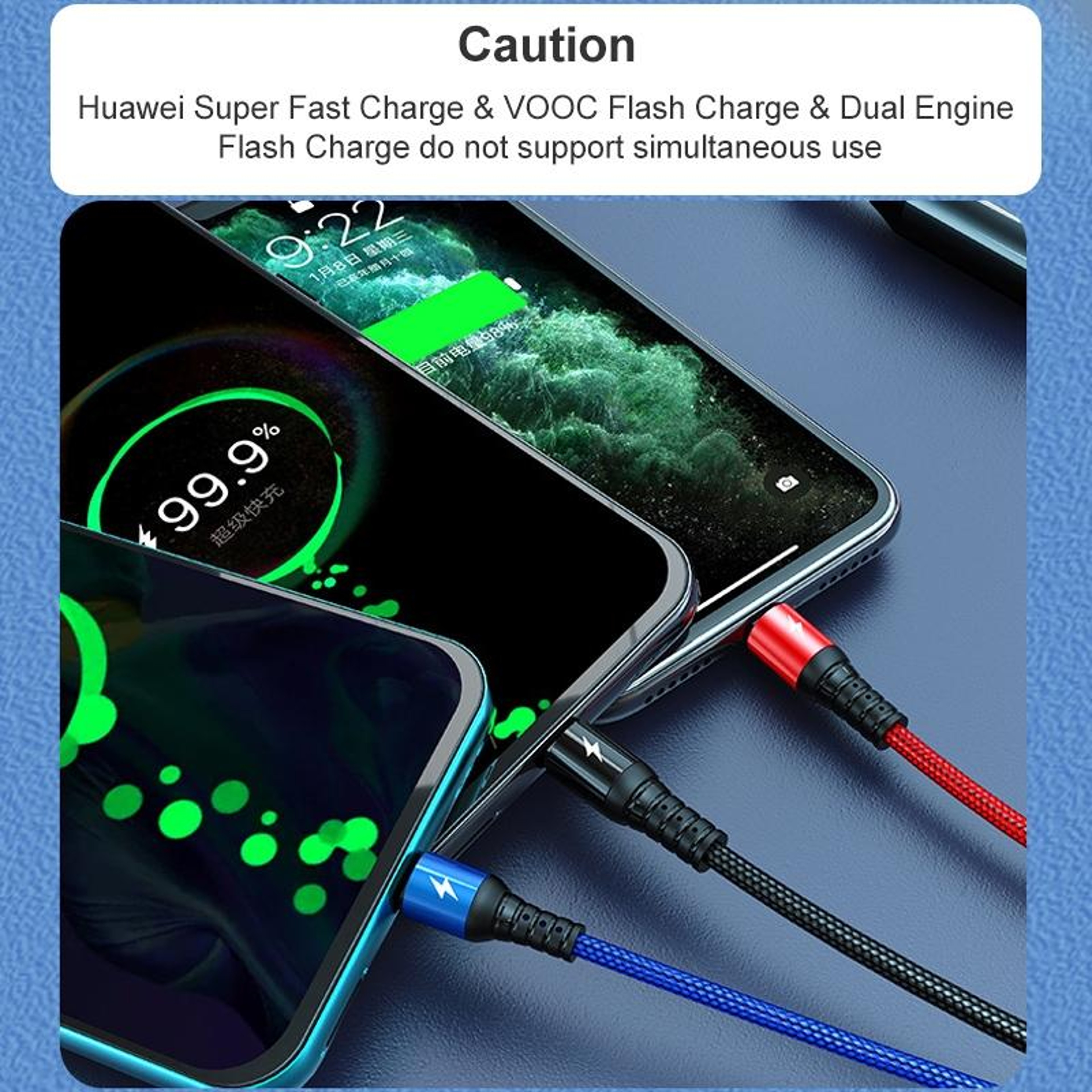 Universal   Fast Charging USB Cable USB C, Micro USB – view 3