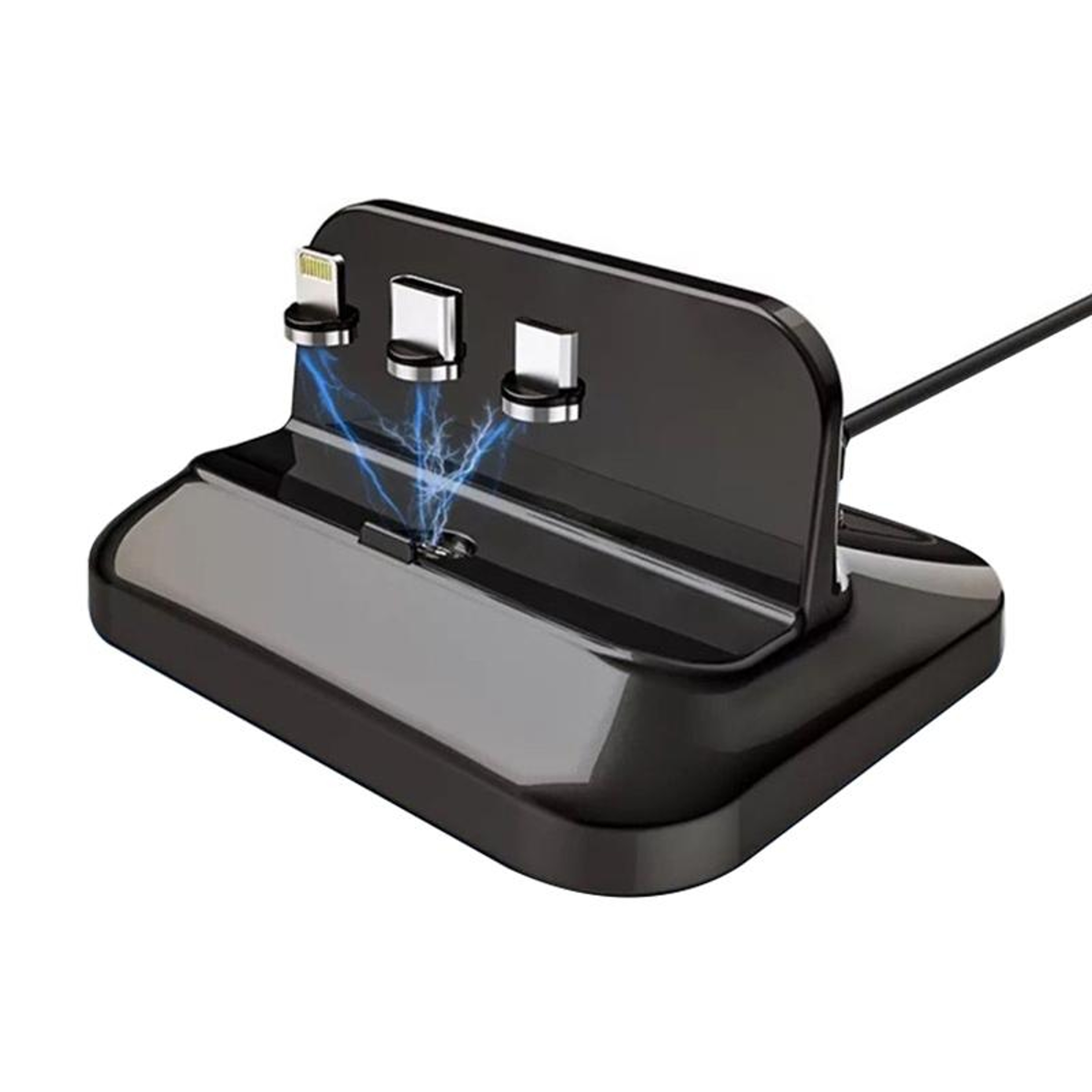 Universal  Magnetic Charging Base With USB C Micro USB Connectors 2
