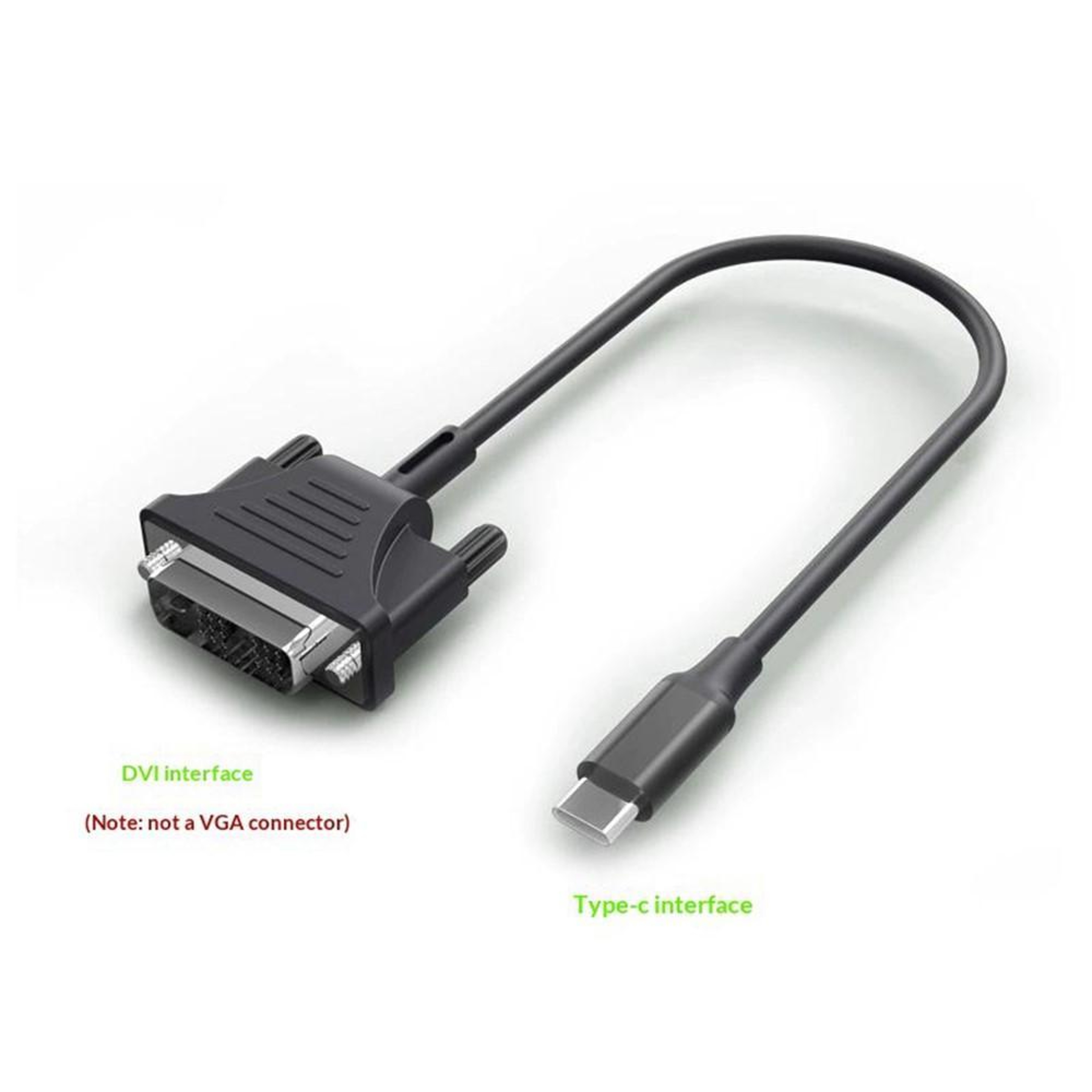 Premium USB to DVI Adapter Cable  USB  Type C – view 2
