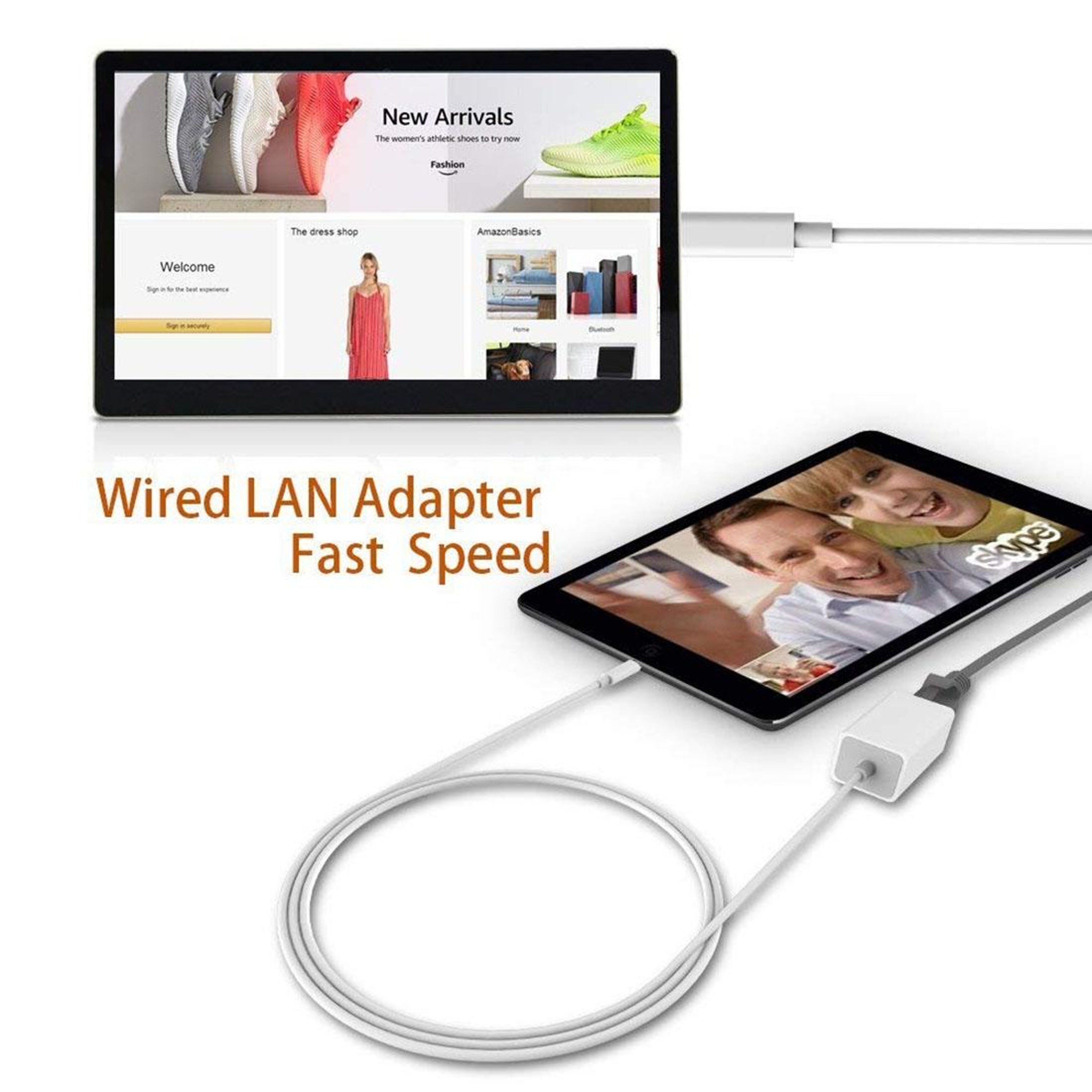 UltraStable Lightning to Ethernet LAN Adapter Cable High Speed – view 5
