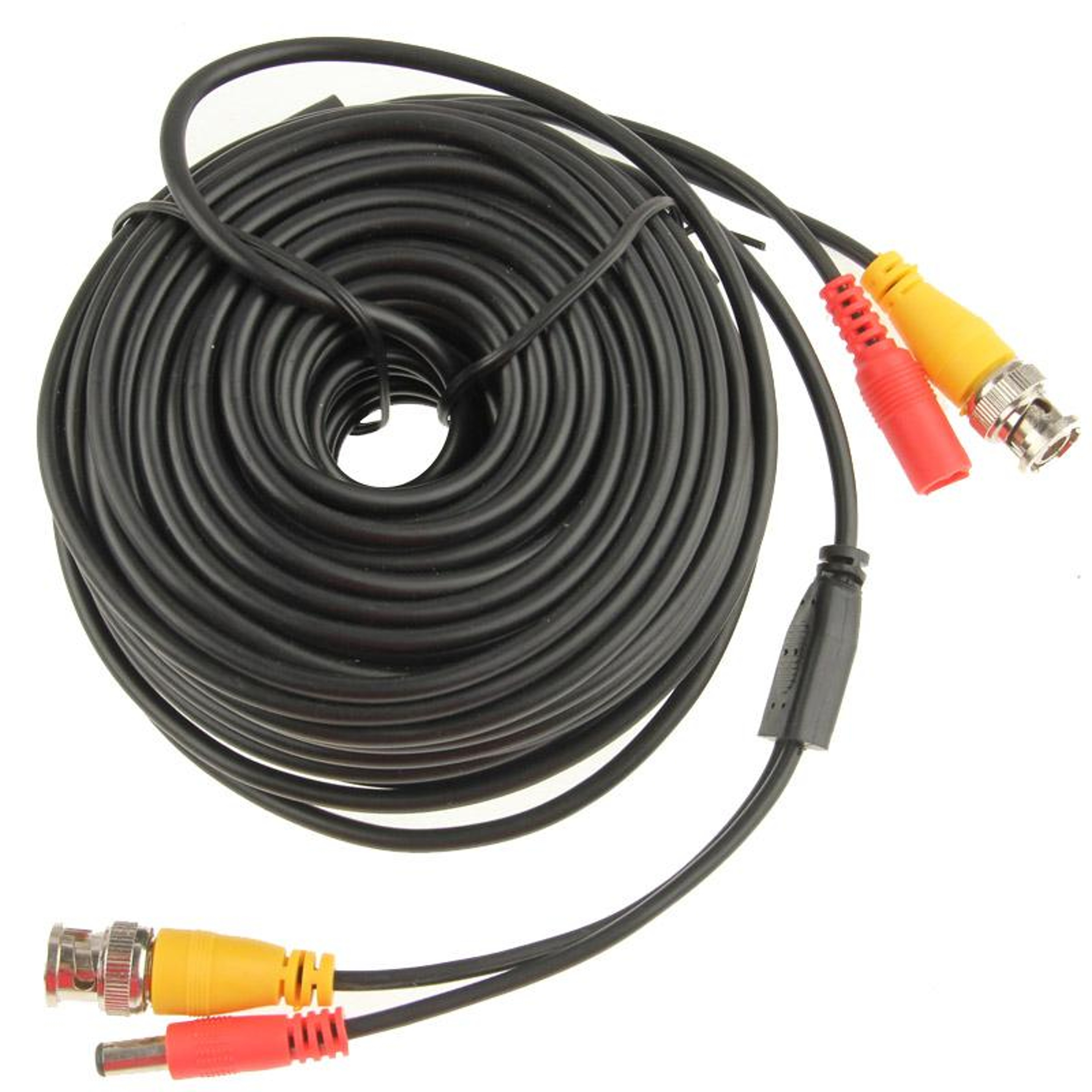 Premium 20m CCTV Power & Video Cable with BNC and DC Plugs – view 1