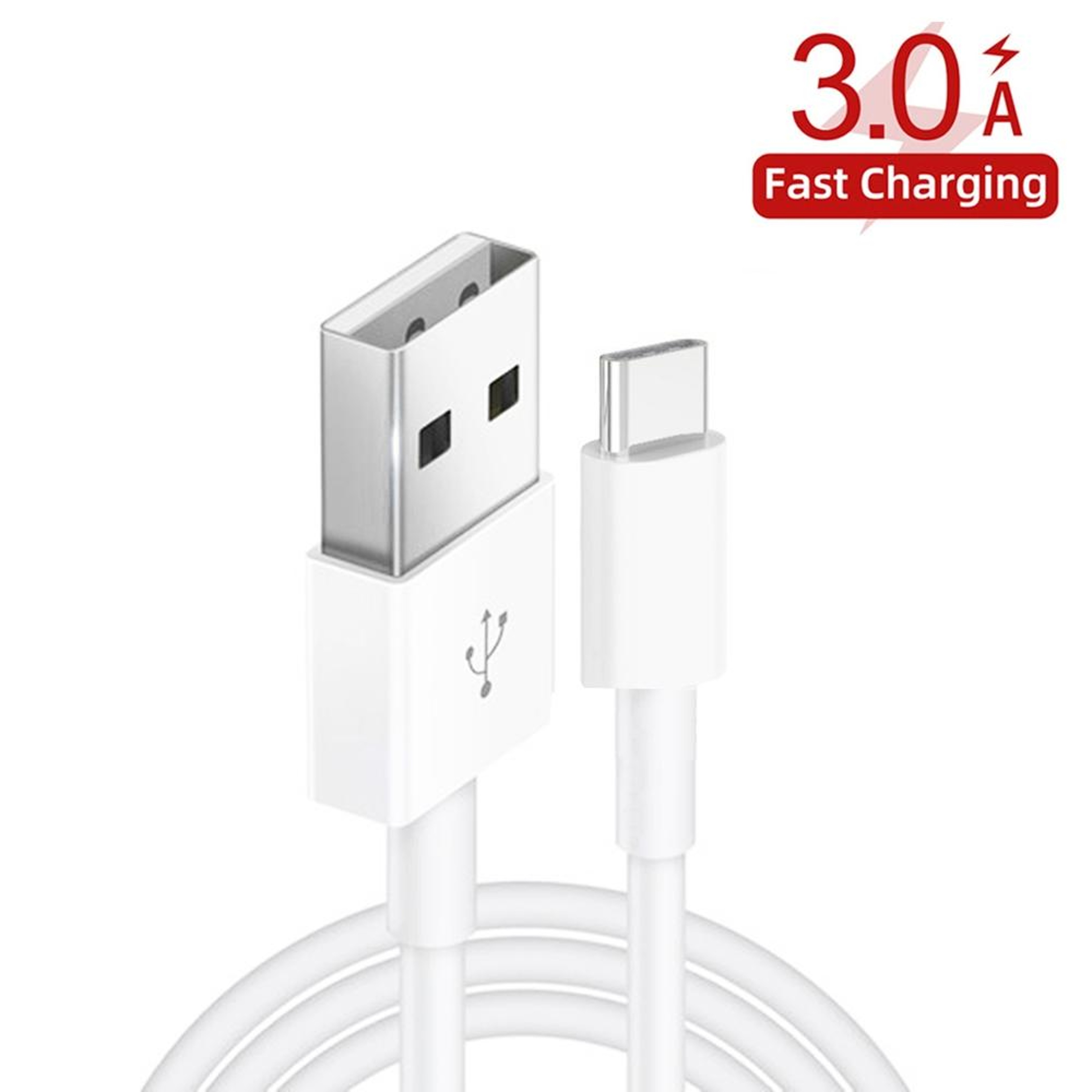 XJ015 2M USBC Fast Charging Cable 3A Durable TypeC Data Sync Cord 1