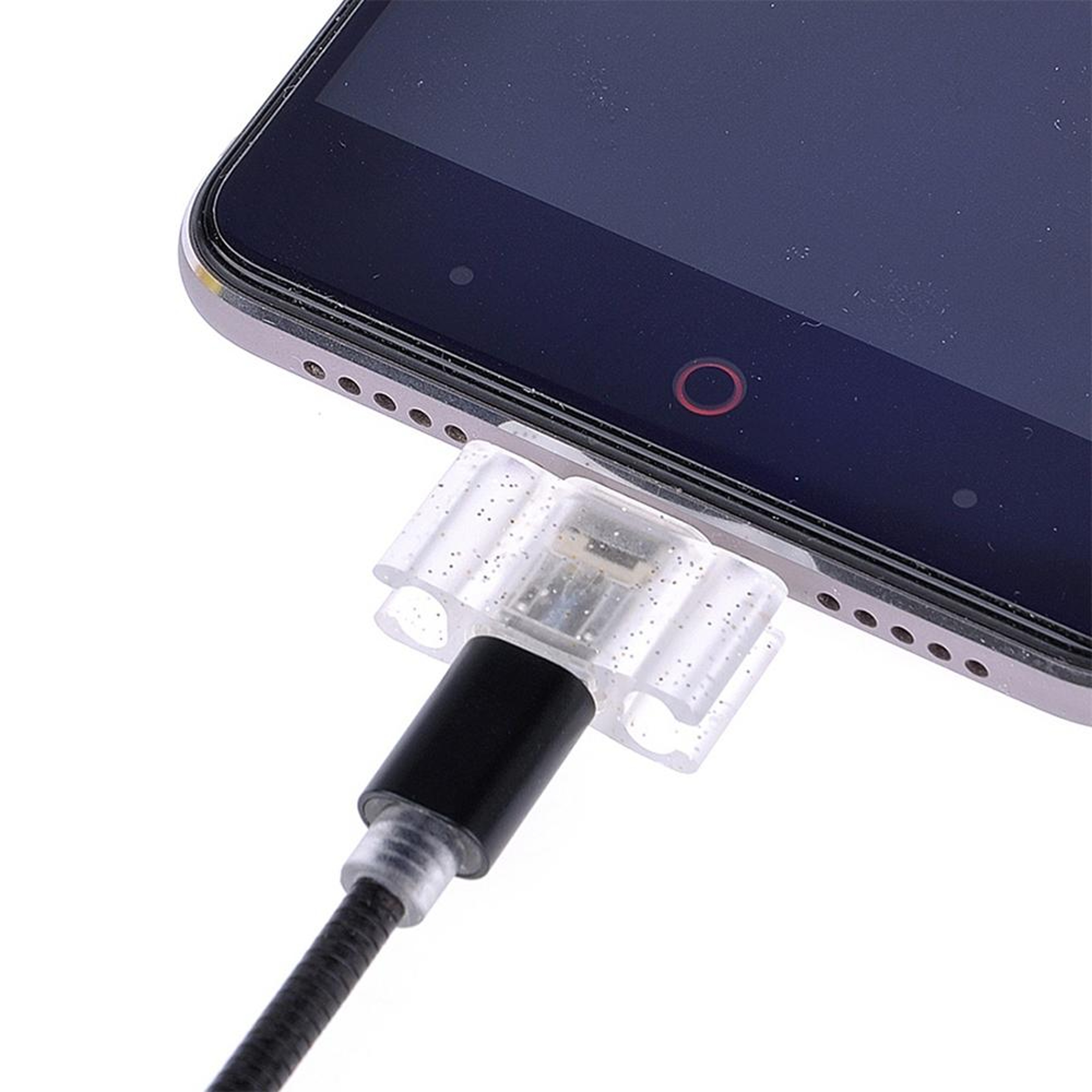 2-in-1 Flexible USB-C & Micro USB Fast Charging Cable 24cm Portable Data Sync Cord – view 5