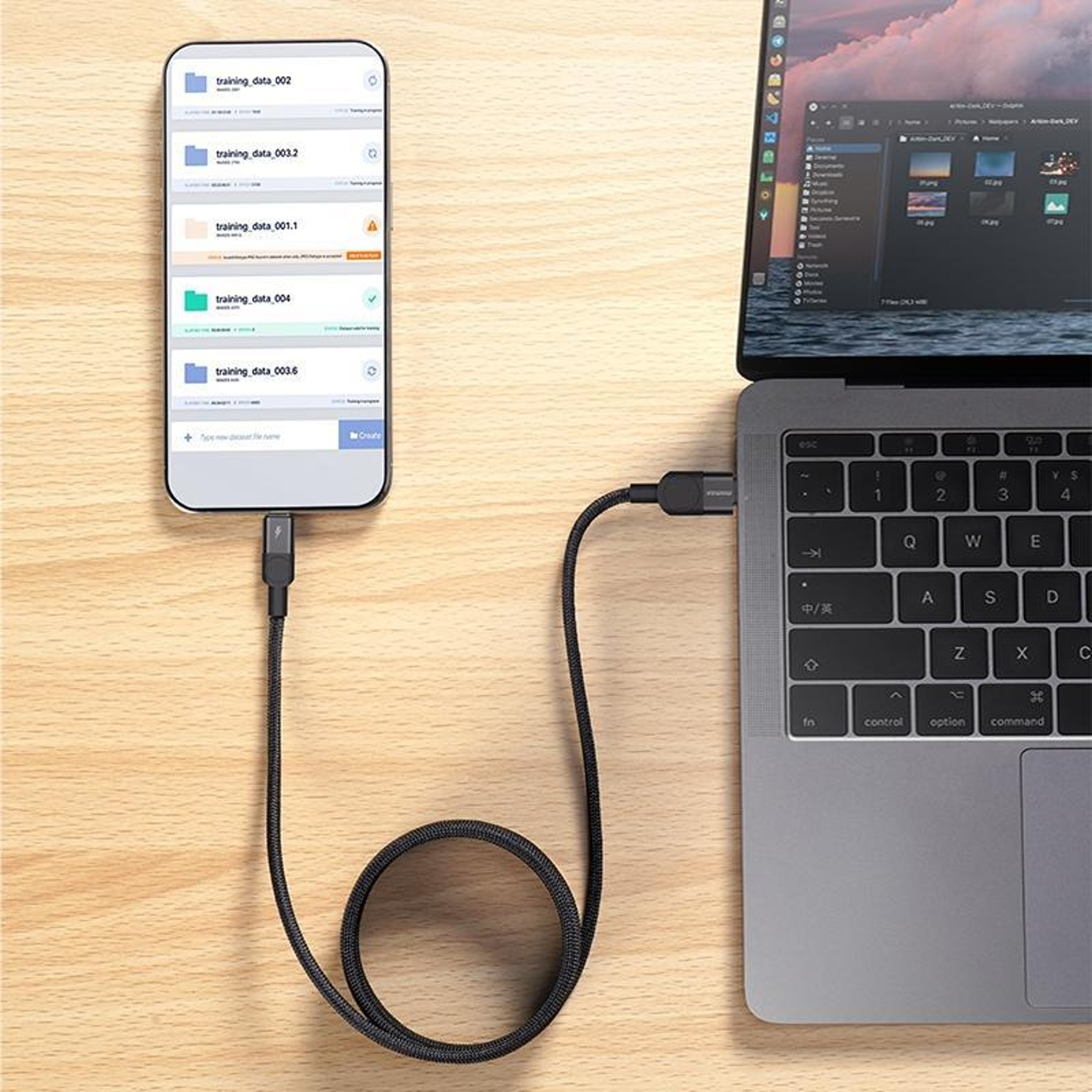 Mag Link Magnetic USB C Fast Charging Cable  Braided USB A to USB-C – view 7