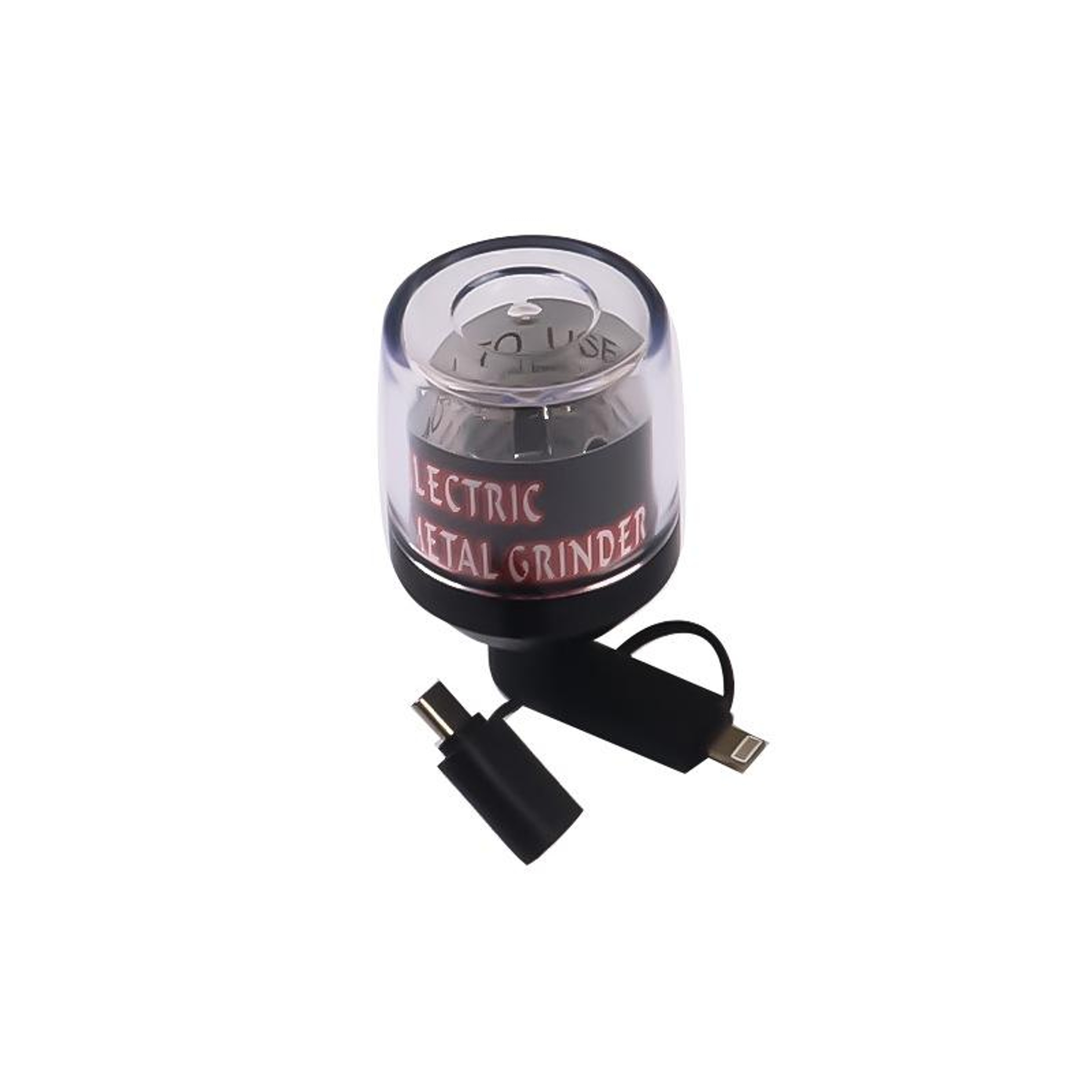 Portable USB Electric Herb  Tobacco Grinder Fast Rechargeable Spice Crusher 4