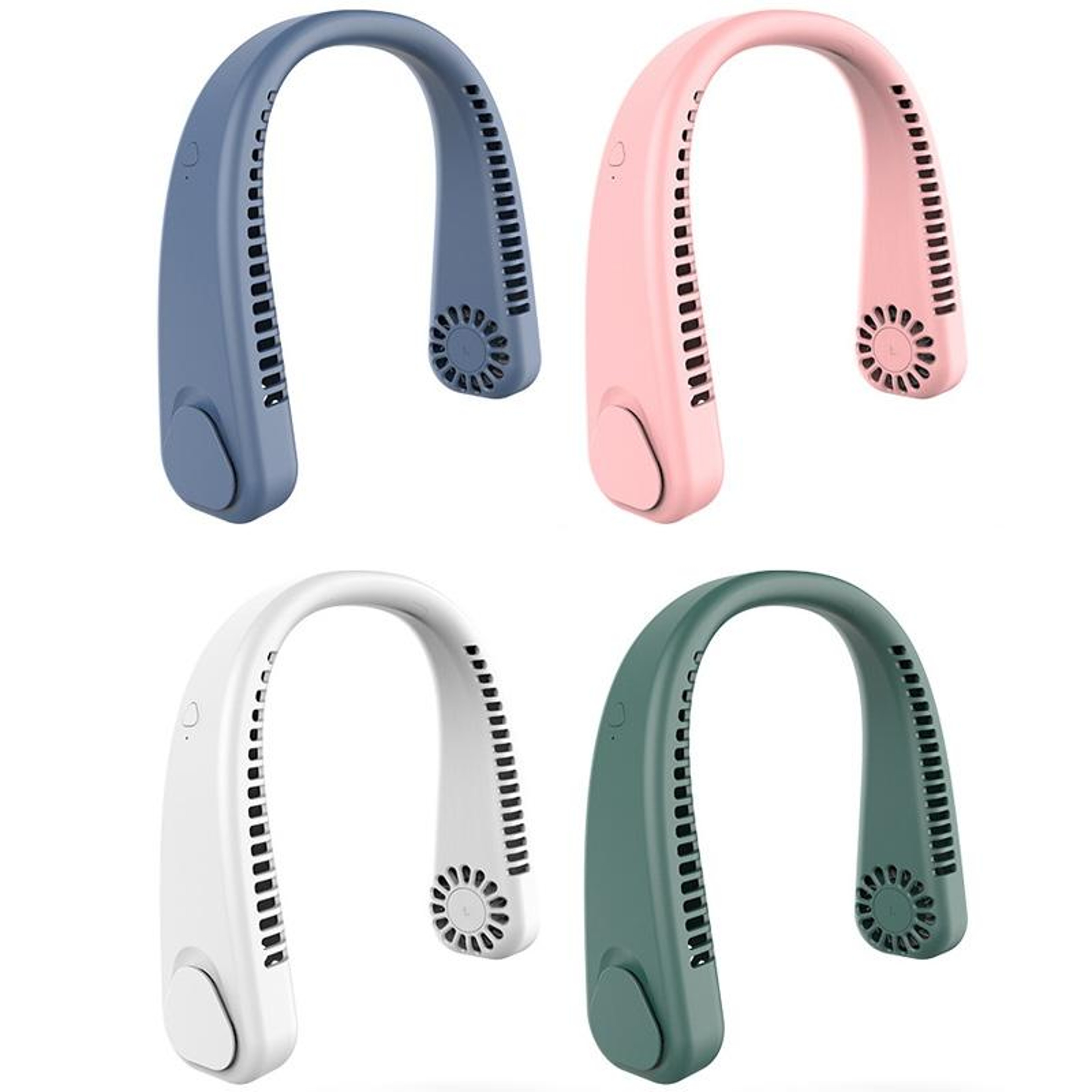 F2 USB Rechargeable Neck Fan  Portable Hands-Free Personal Cooling Fan for Outdoor Travel – view 2