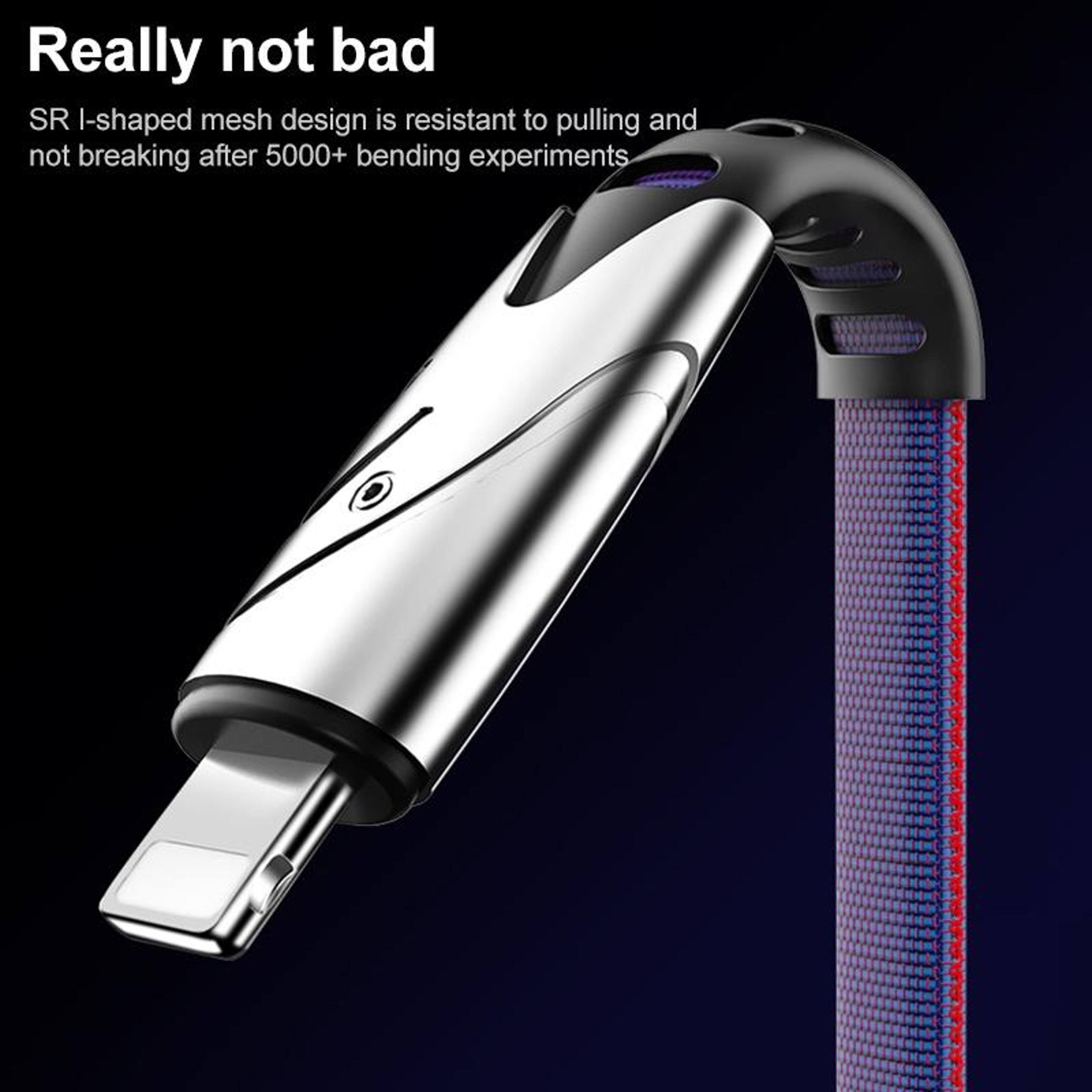 K051 3-in-1 Fast Charging Cable 1.2M Multi Connector USB Cable for iPhone, USB-C & Micro USB – view 5