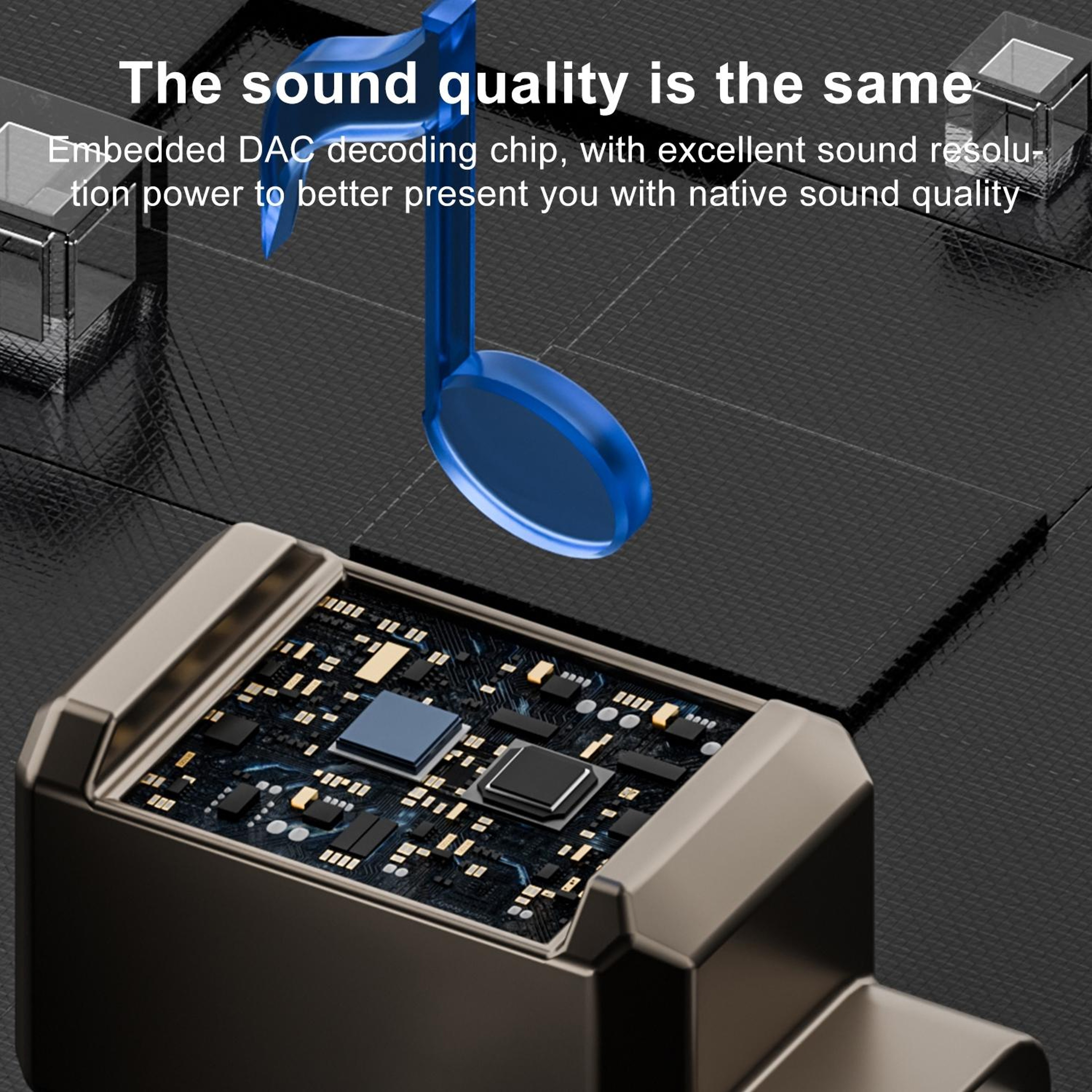 TypeC Audio Adapter with DAC  USBC toConverter – view 5