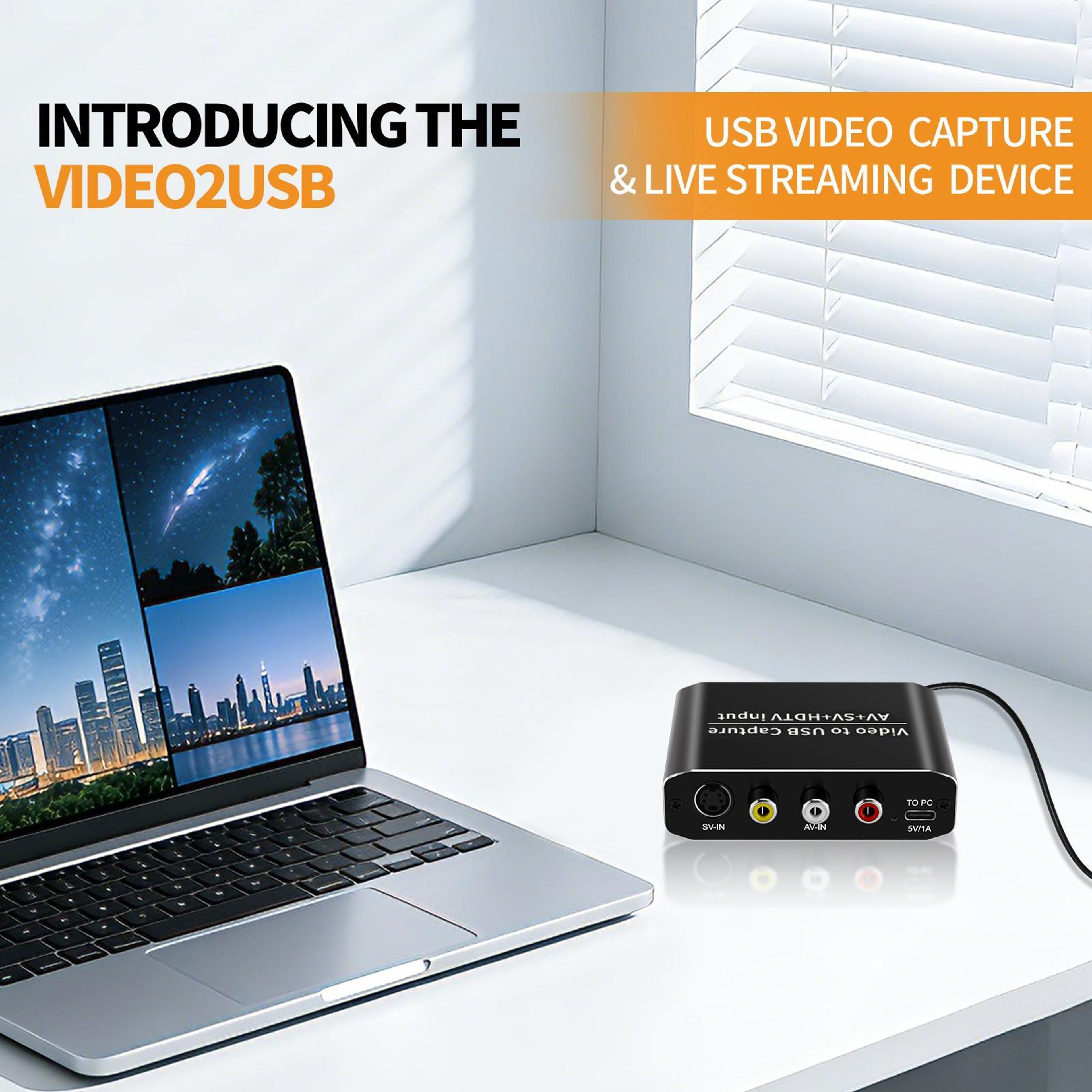NK-10S USB 3.0 Video Capture Card with HDMI AV & S-Video Converter for Streaming and Recording – view 6