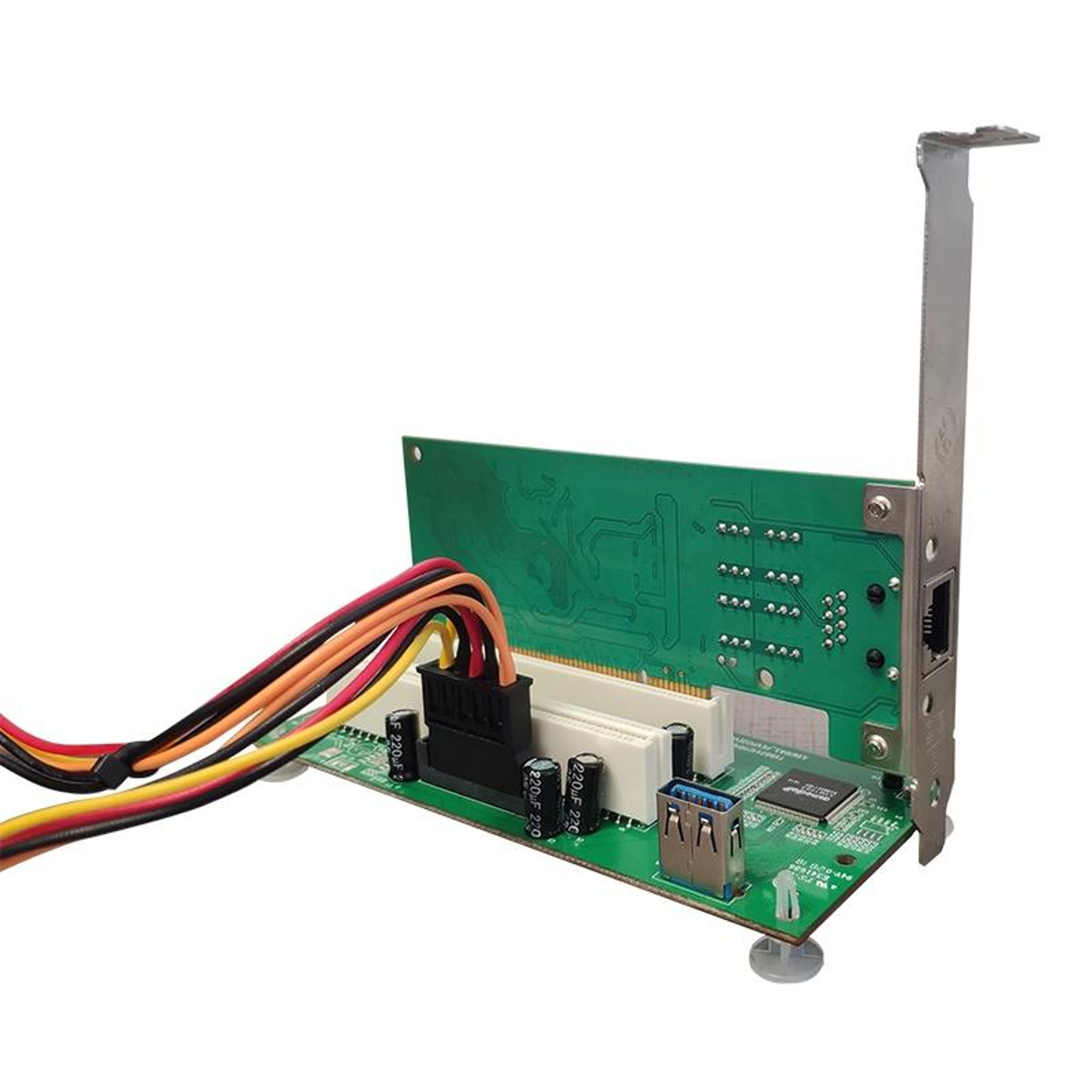 PCIe to Dual PCI Adapter Card USB 3.0 5Gbps Expansion Converter for Legacy PCI Devices – view 4
