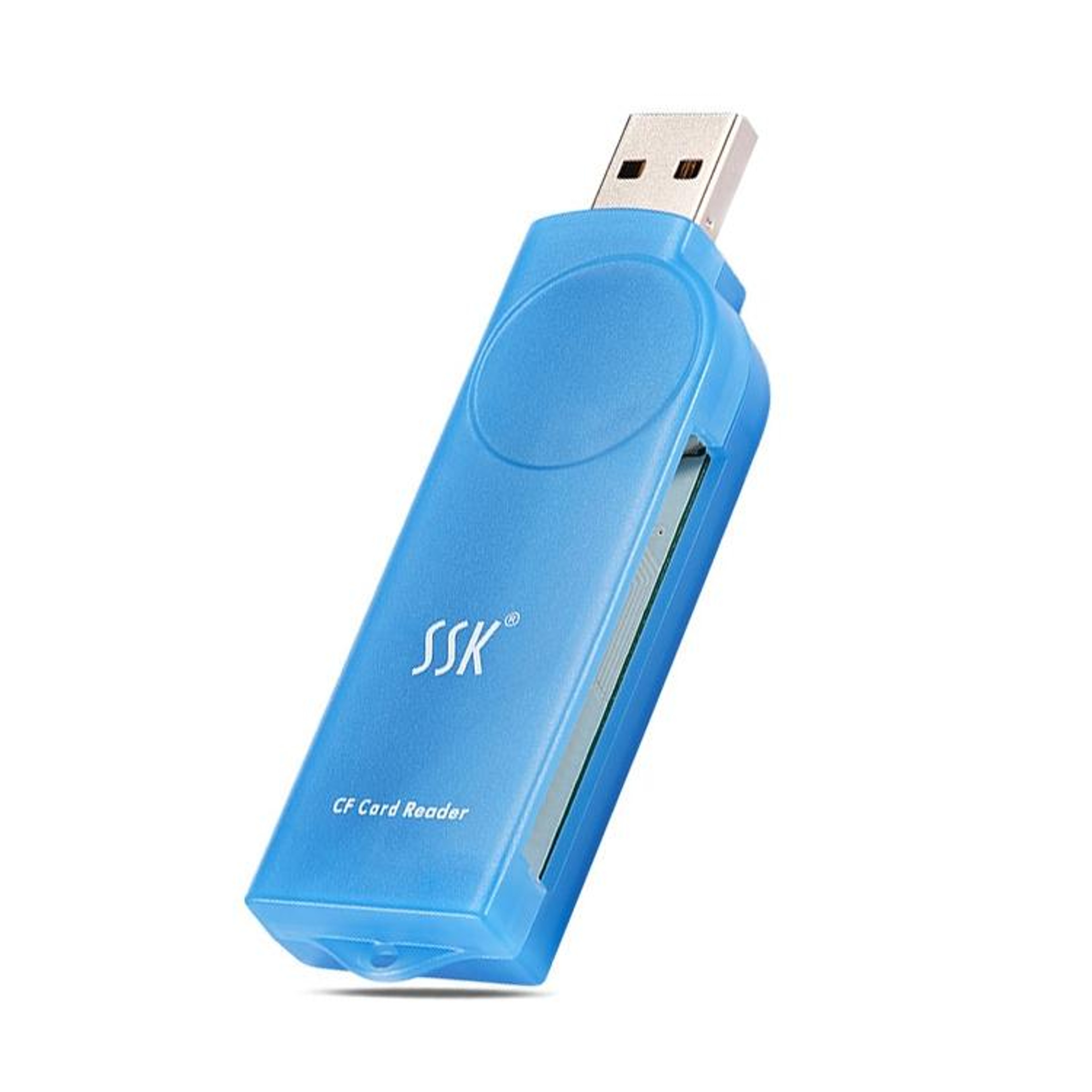SSK SCRS028 CompactFlash USB 2.0 Card Reader for CF & Microdrive Memory Cards – view 1