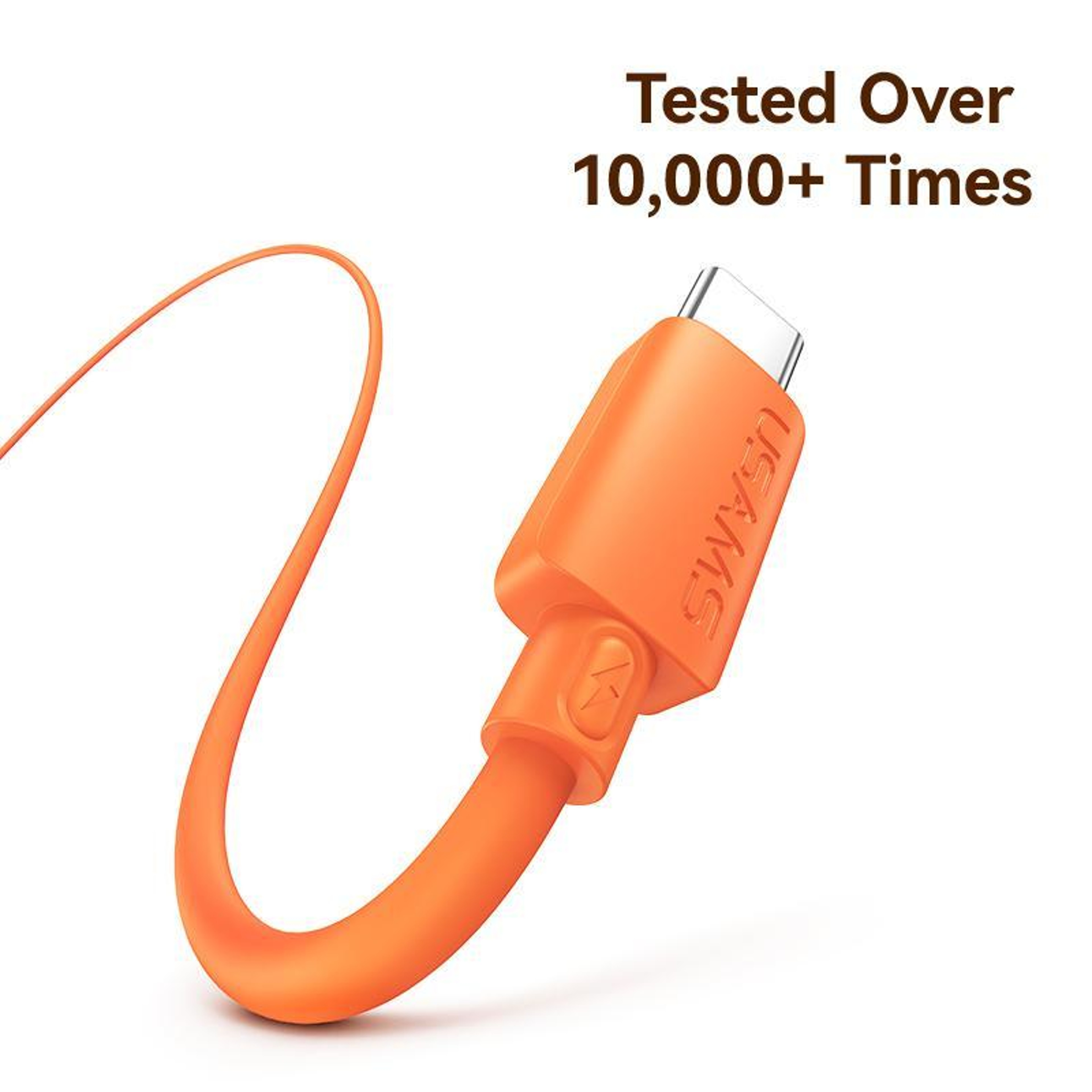 USAMS U98 Silicone USB-C Fast Charging Cable 3A 18W Data Sync Cord 1m – view 7