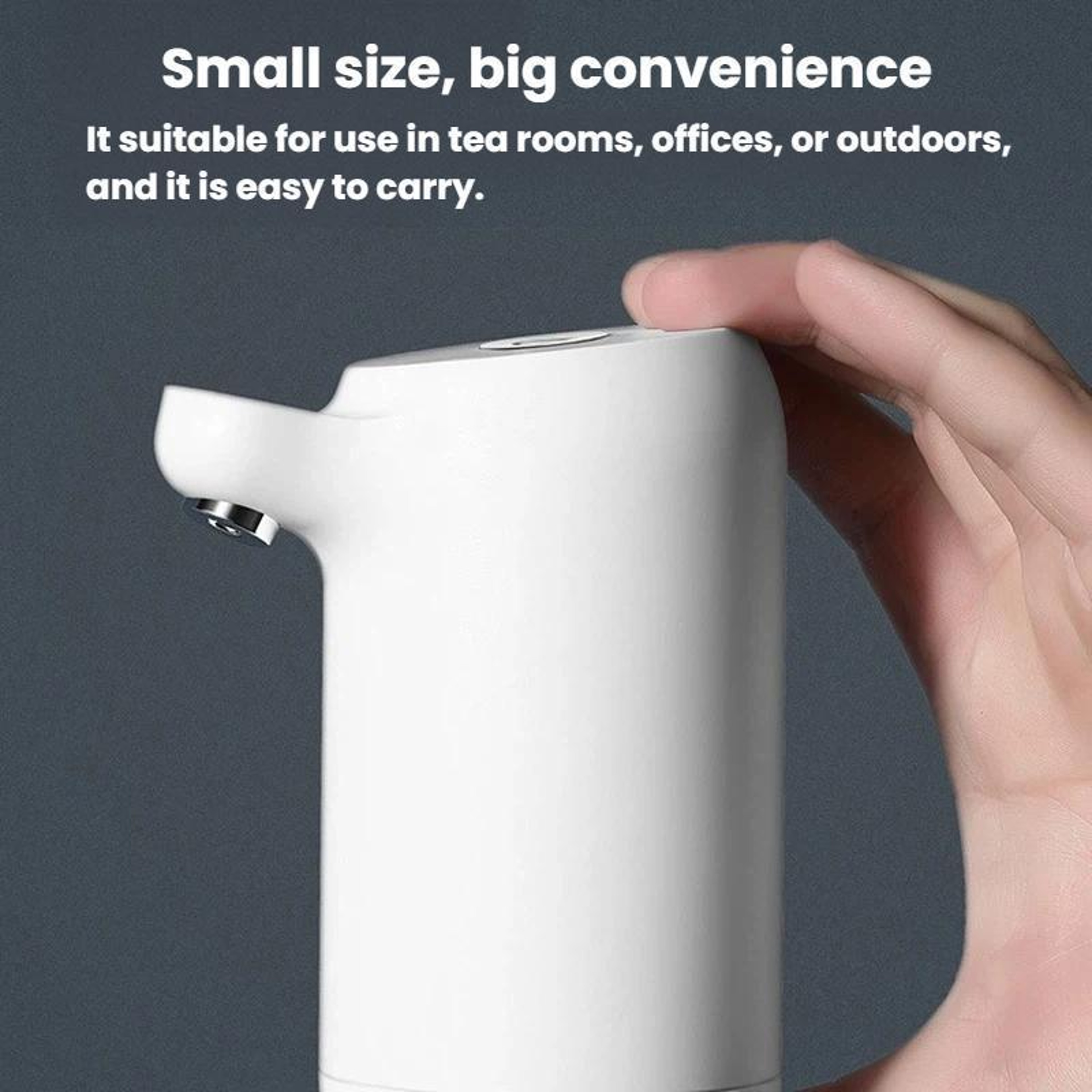 AquaFlow USB Rechargeable Automatic Water Bottle Pump for Home, Office & Travel – view 5