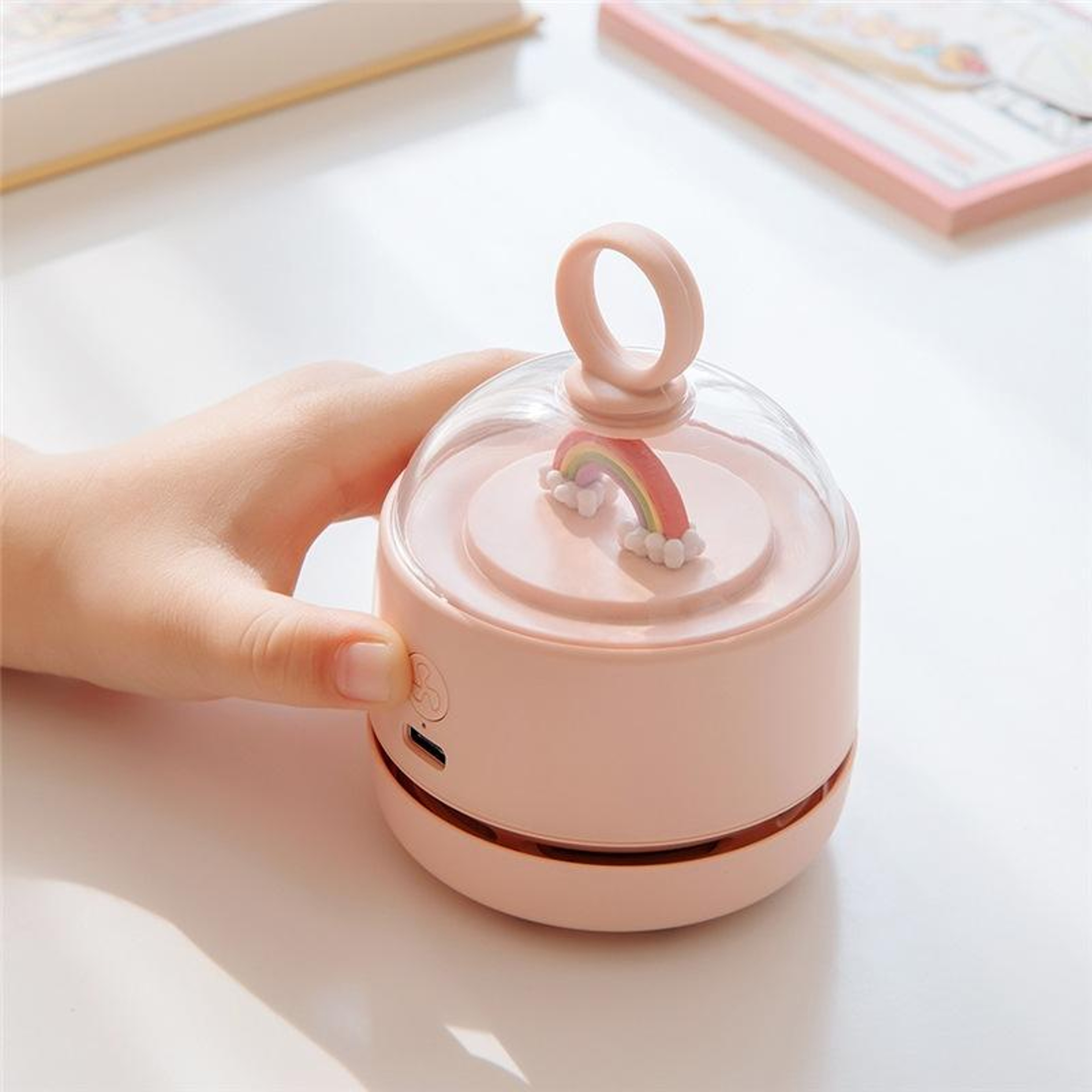 X1 Mini Desktop Vacuum Cleaner USB Rechargeable Wireless Handheld Crumb & Keyboard Cleaner – view 8