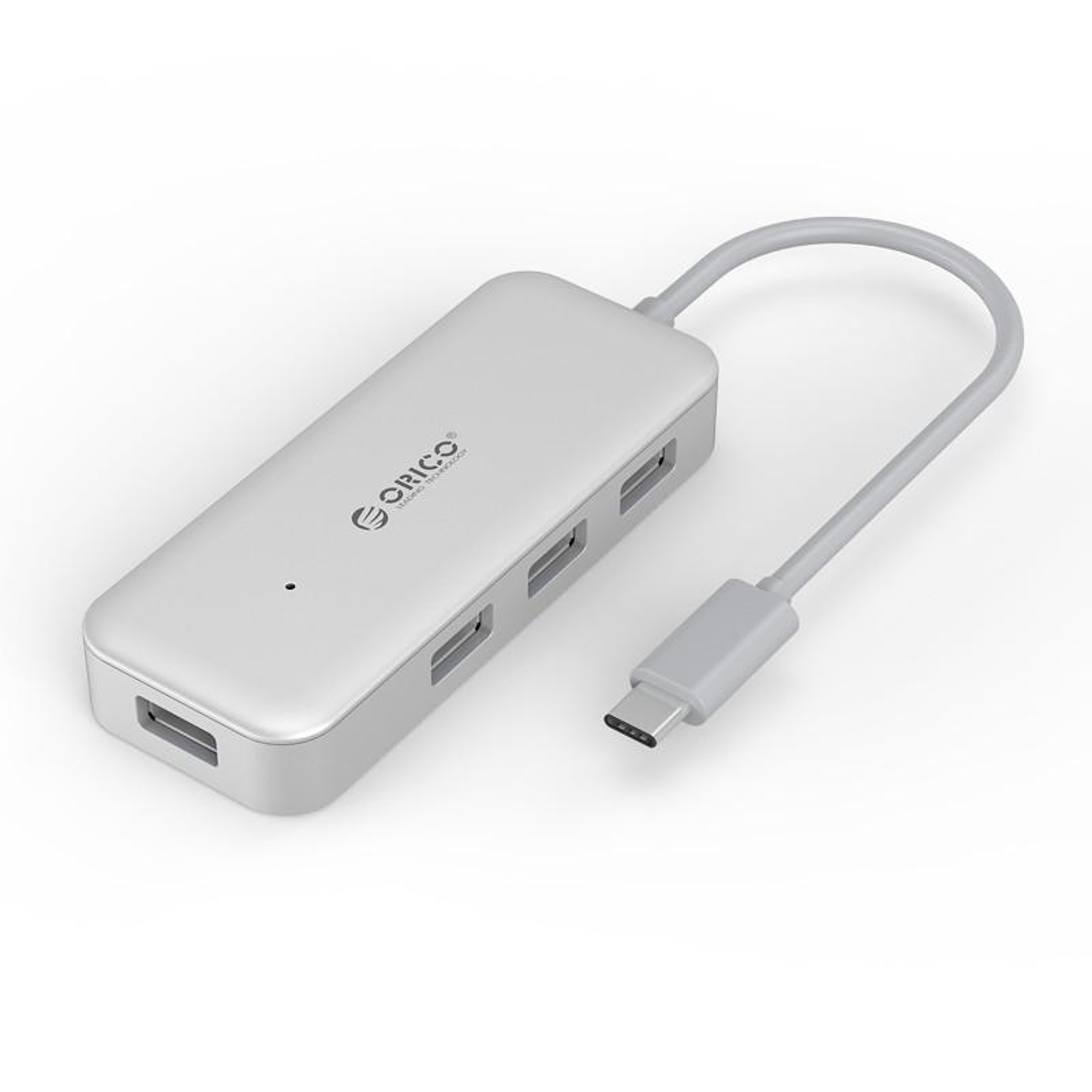 USB C Hub 4 Port USB 3.0 Expansion Hub with 5Gbps High-Speed Data Transfer – view 1