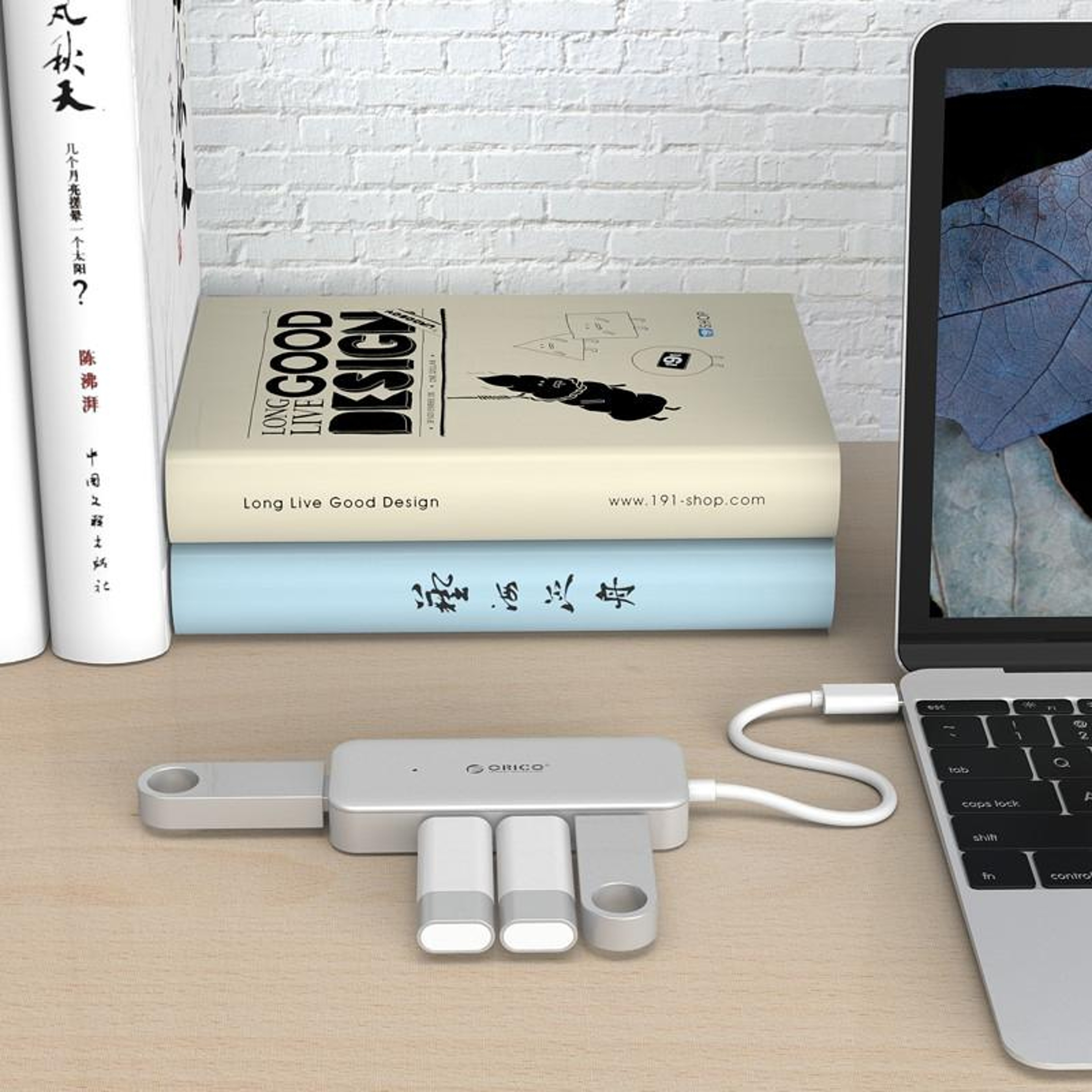 USB C Hub 4 Port USB 3.0 Expansion Hub with 5Gbps High-Speed Data Transfer – view 5