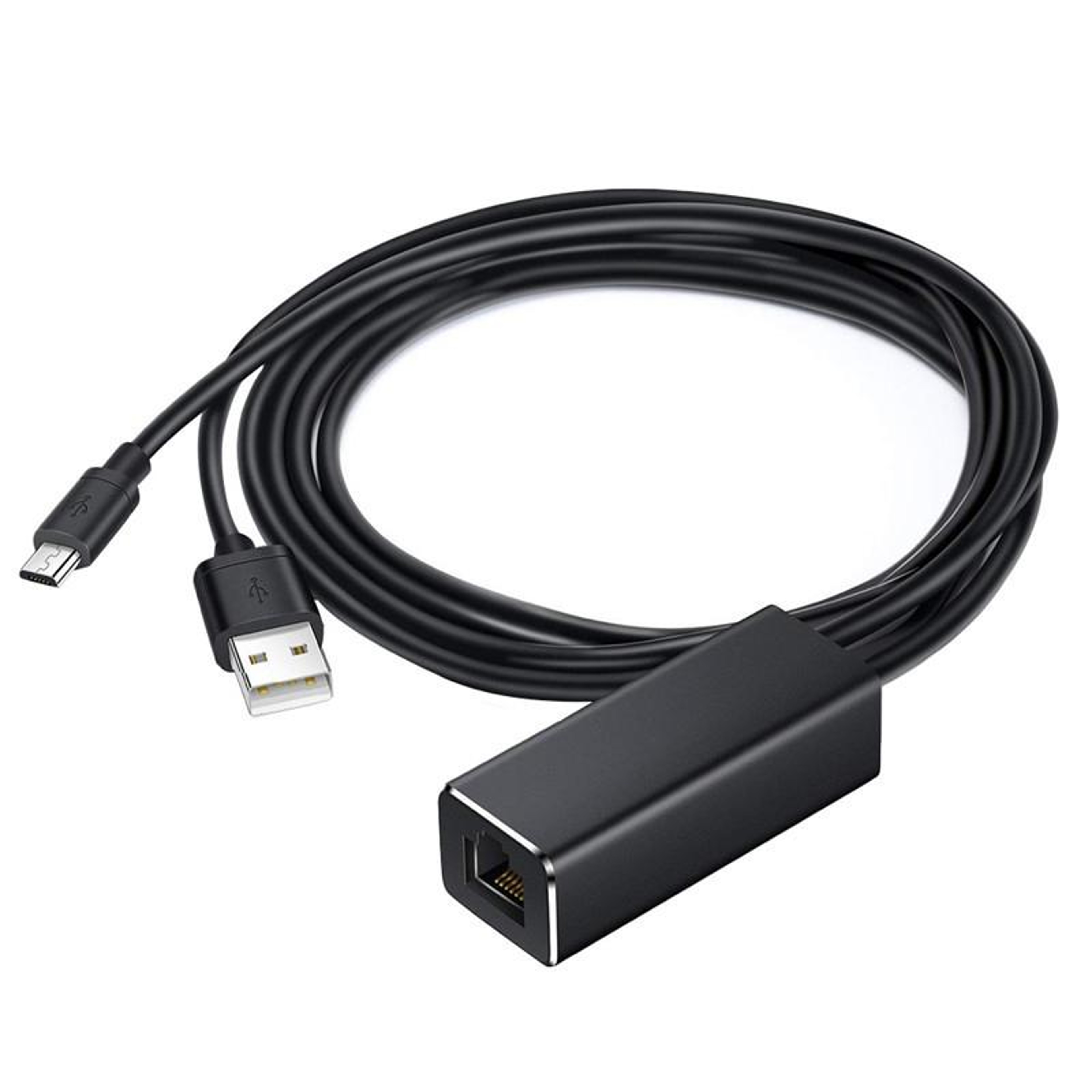Micro USB to RJ45 Ethernet Adapter 100Mbps Stable Wired Network Connector – view 9