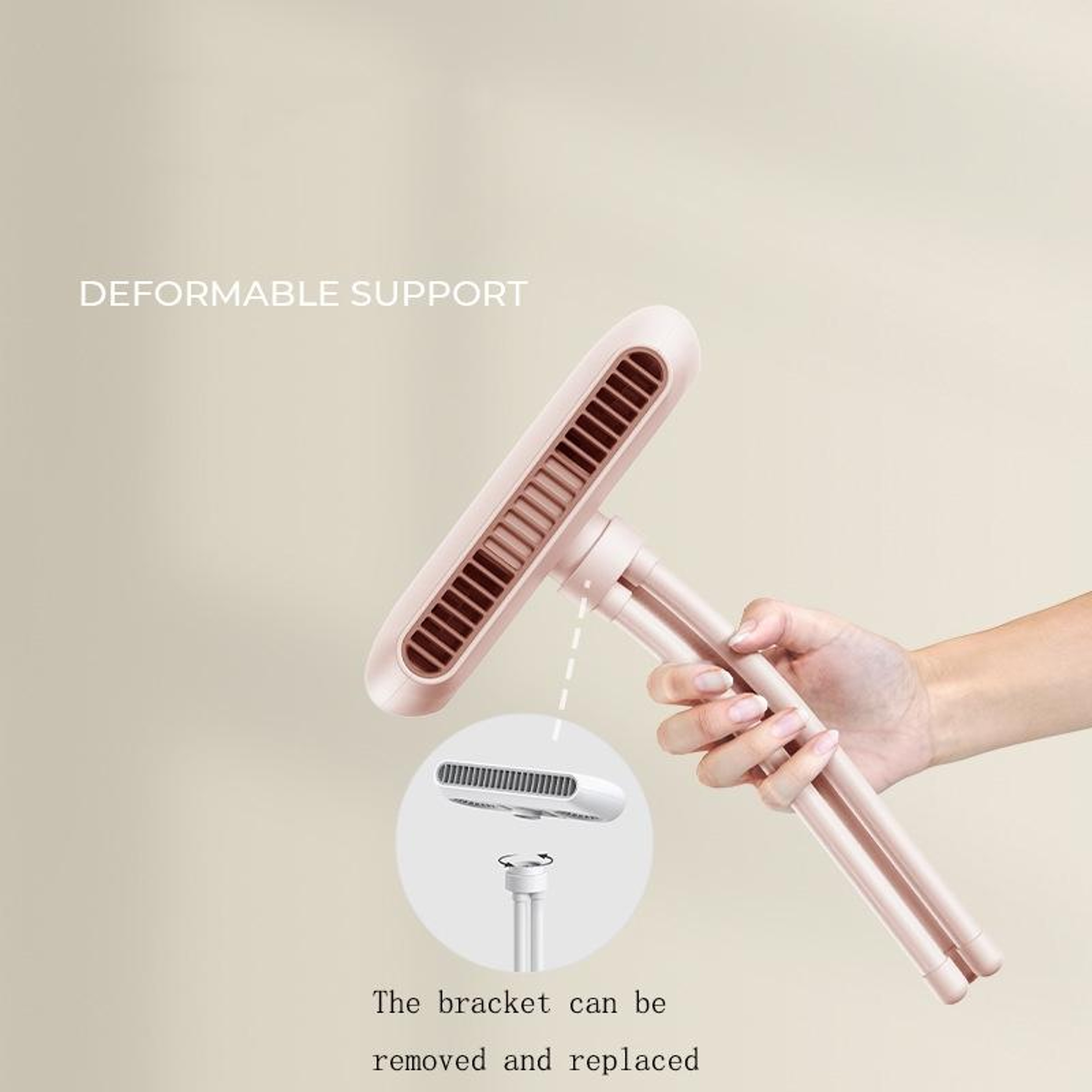 Portable Stroller Fan with Flexible Octopus Grip & USB Rechargeable Cooling – view 5