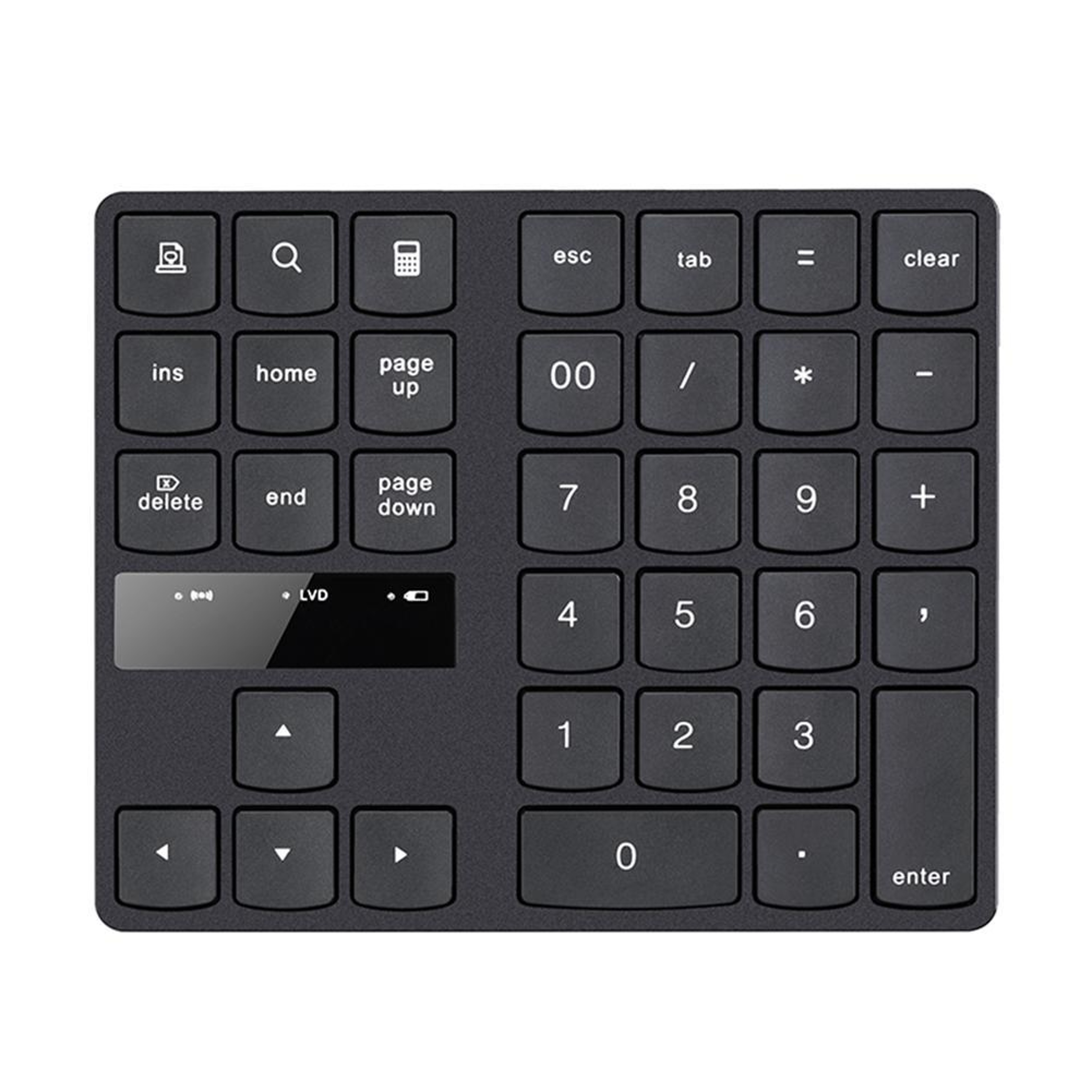 UltraSlim Wireless Numeric Keypad Rechargeable Number Pad with 35 Keys for Laptop & PC – view 2