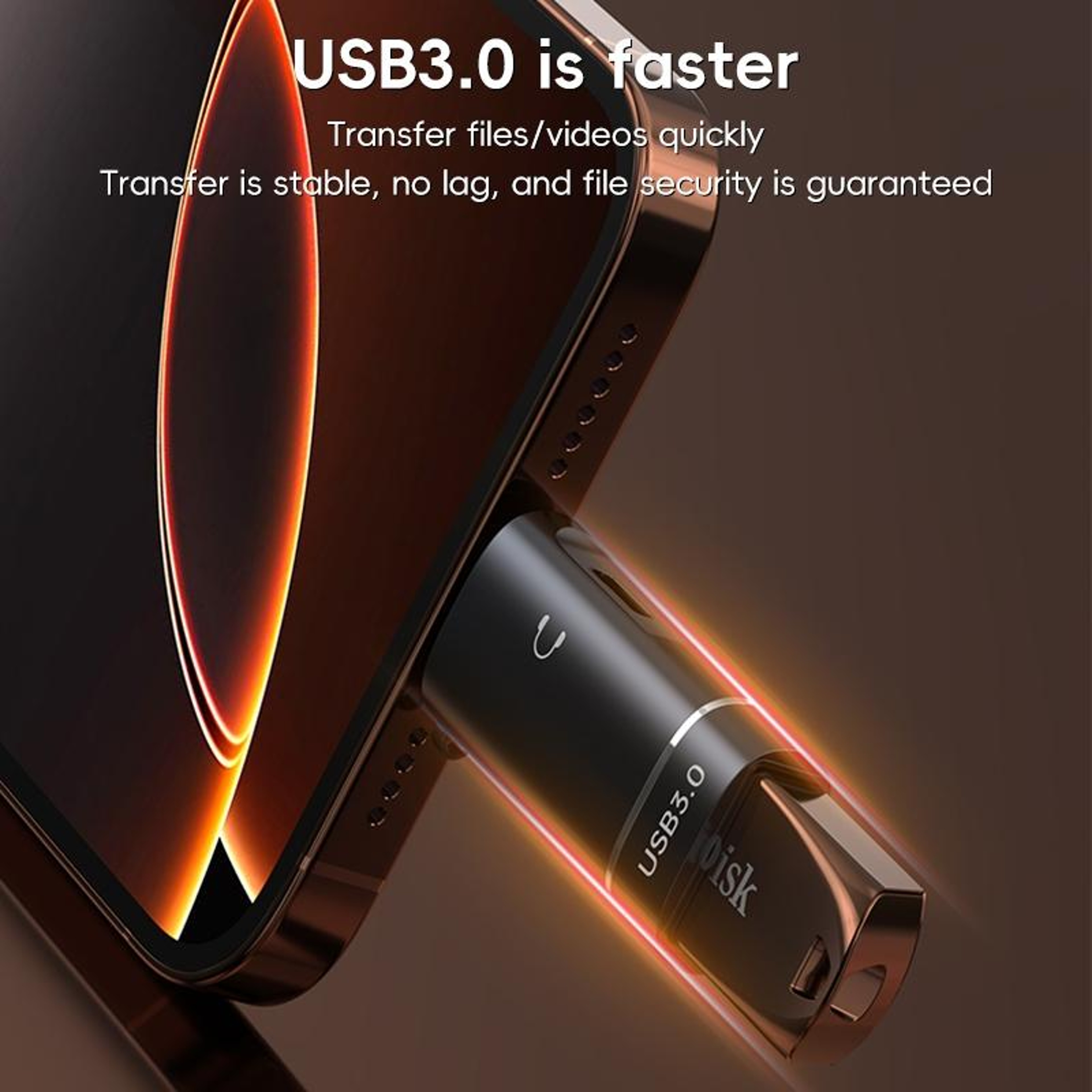 Lightning to USB 3.0 & USB-C Audio Adapter for iPhone Data Transfer and Headphone Expansion – view 3