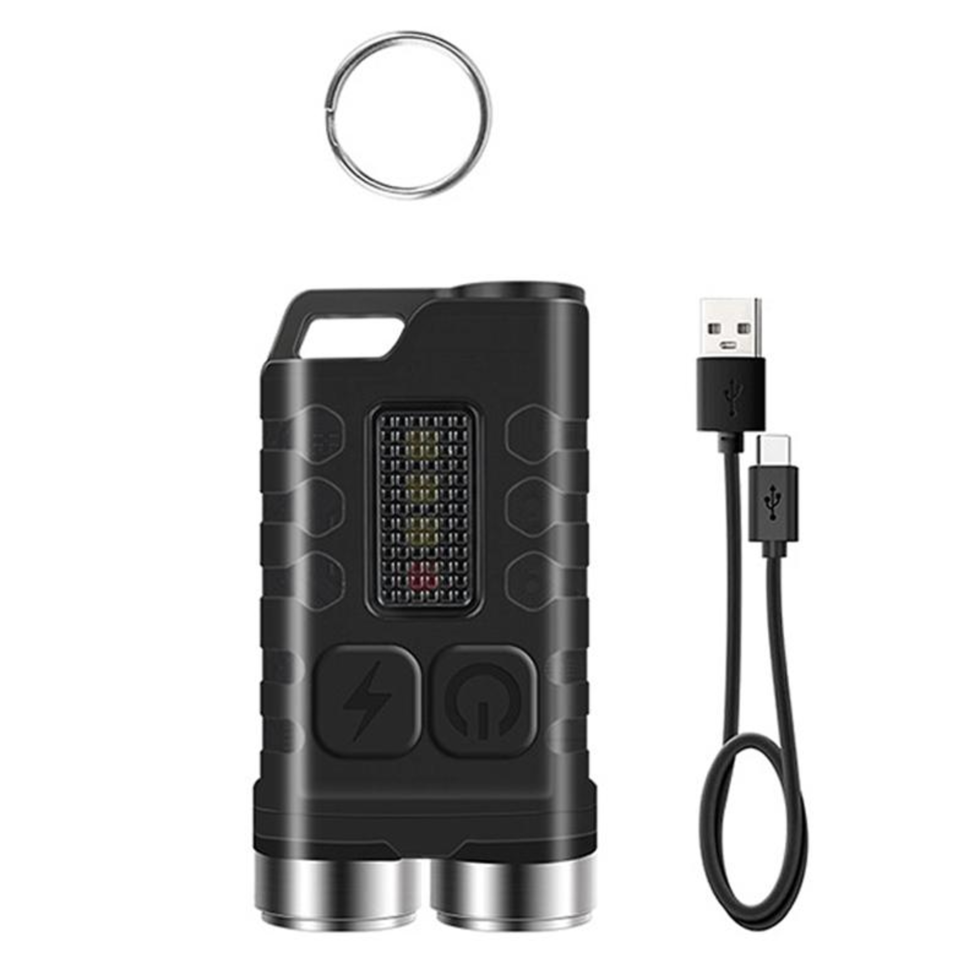 LumiGuard USB Rechargeable Mini Keychain Flashlight 900LM Waterproof EDC Pocket Torch – view 8