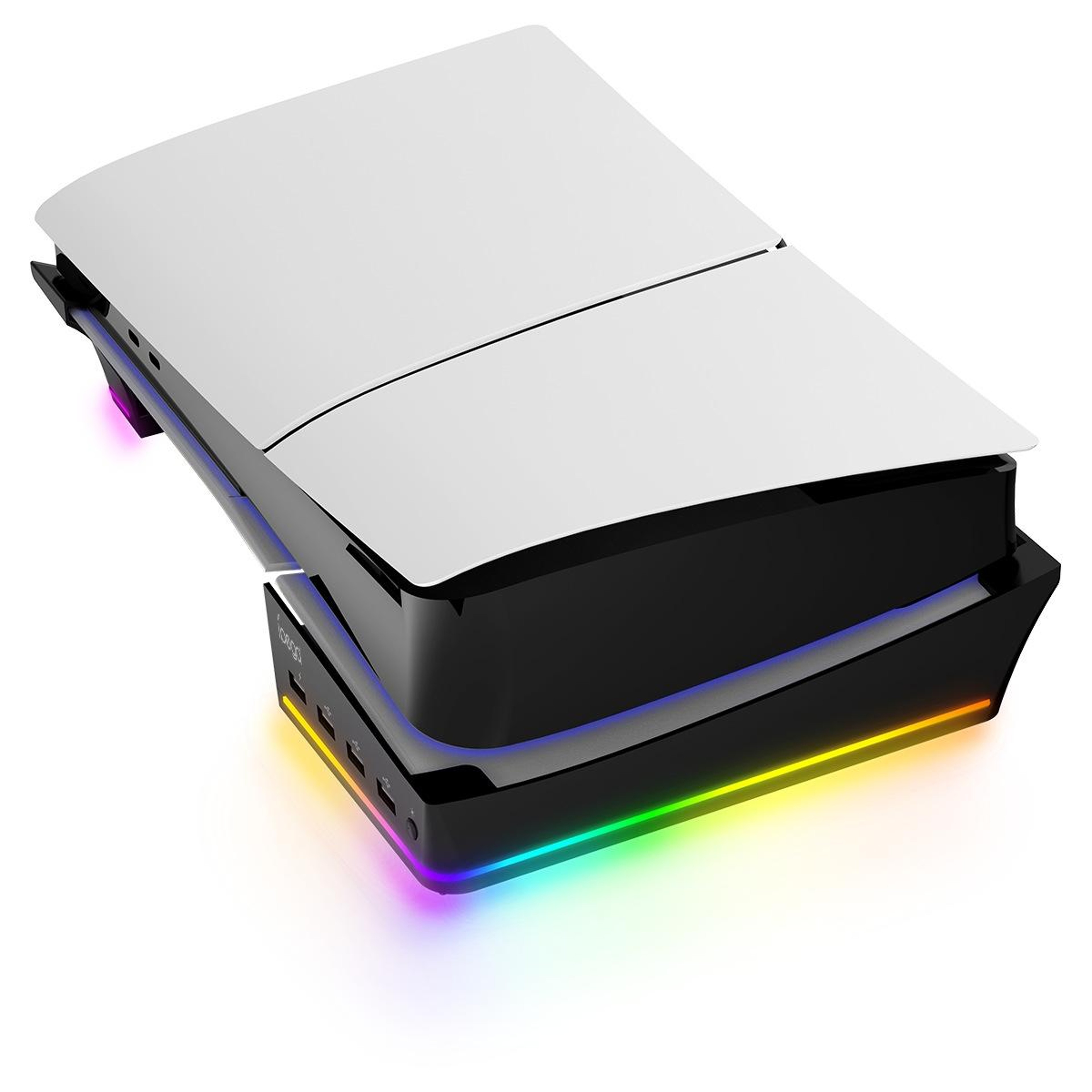IPEGA RGB PS5 Slim Horizontal Stand with 4 USB Hub Ports and Cooling Airflow Base – view 11