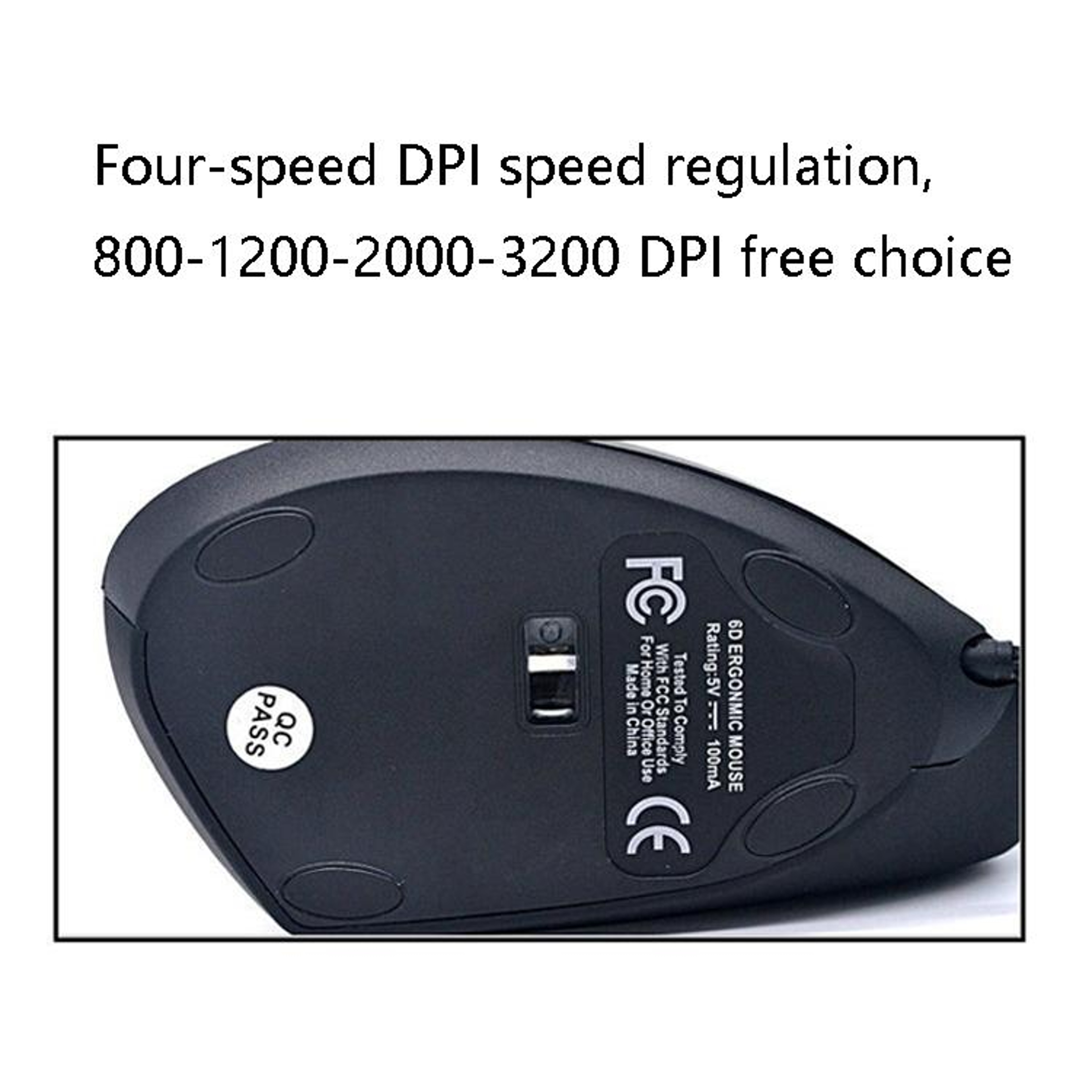 JSY-5 Ergonomic Wired Gaming Mouse with Adjustable DPI & RGB Lighting – view 5