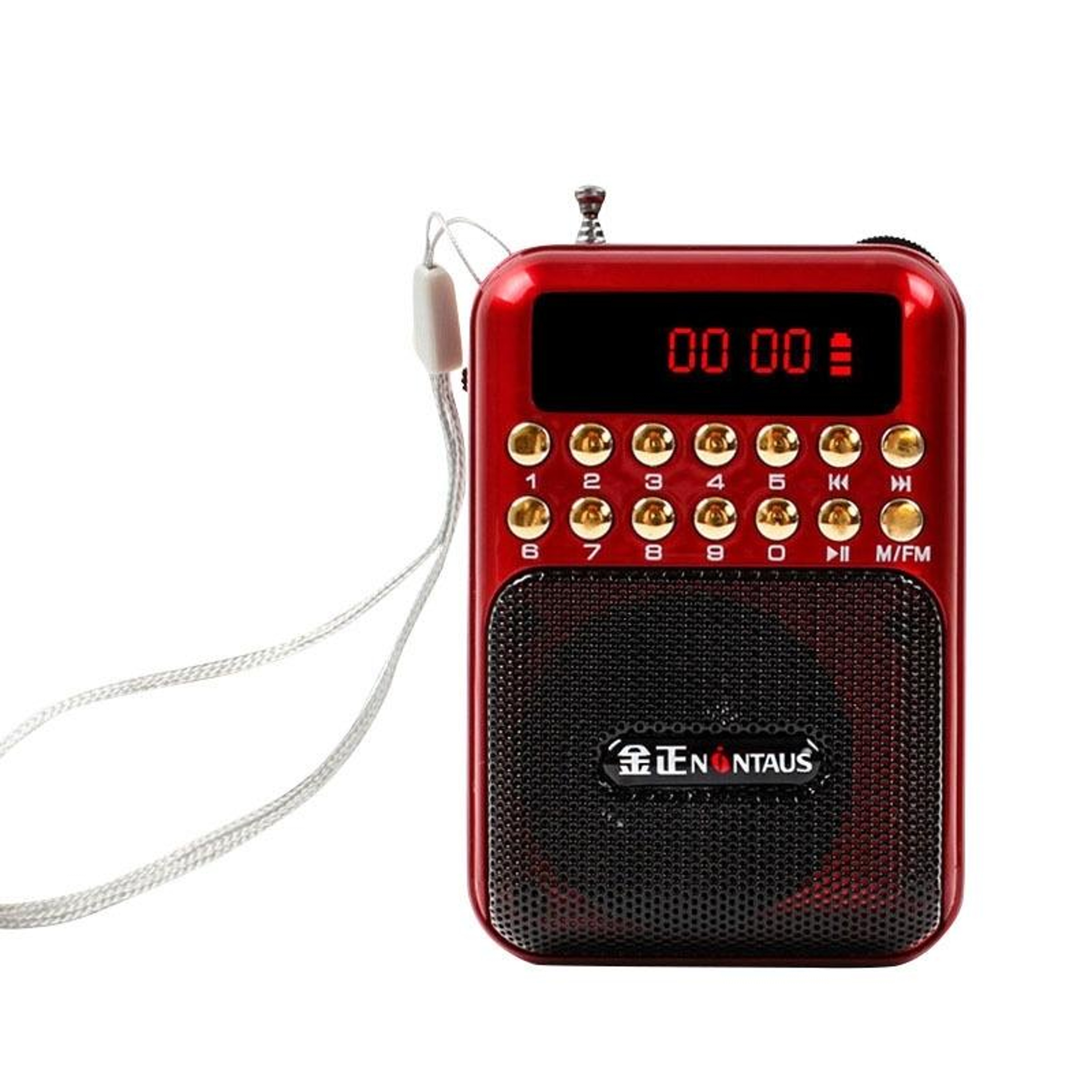 Portable FM Radio  Rechargeable MP3 Player Speaker With USB And TF Card Support 2