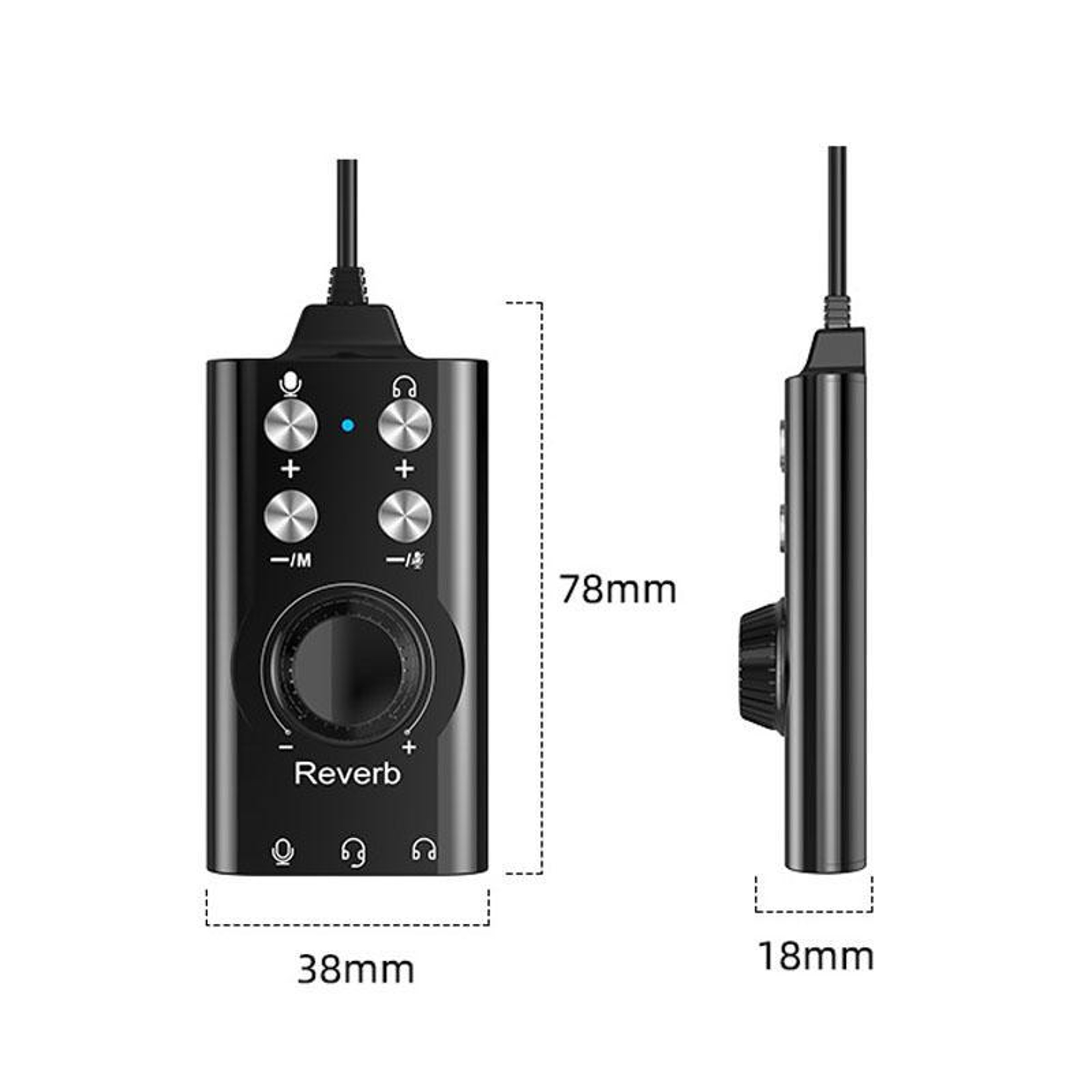 7.1 Surround USB Sound Card & Voice Changer Adapter for PC, Laptop and Mobile Devices – view 4