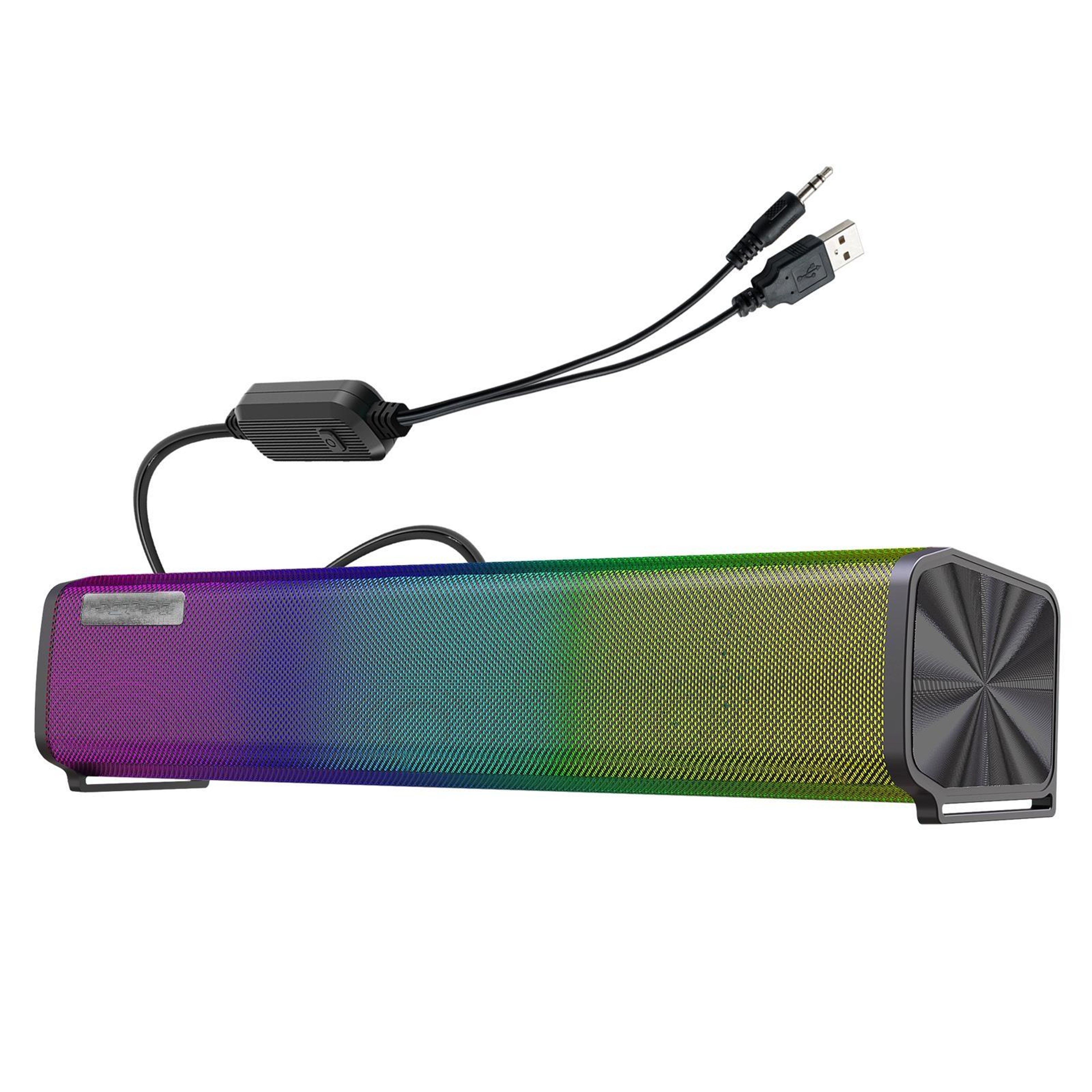 Q9 10W USB Soundbar PC Speaker With RGB Lighting And Deep Bass 3