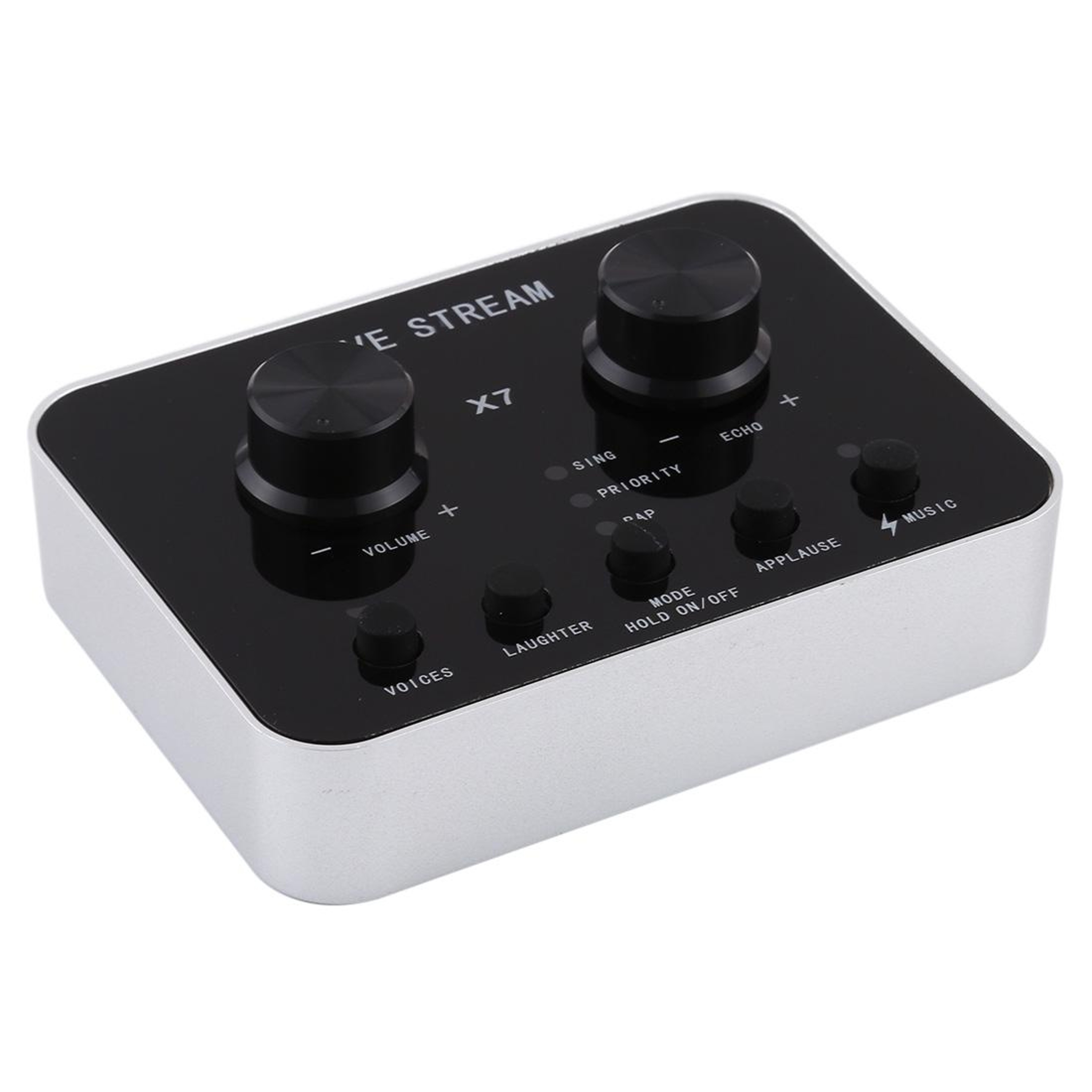 X7 Live Broadcast USB Sound Card Headset Microphone for Streaming & Karaoke – view 1