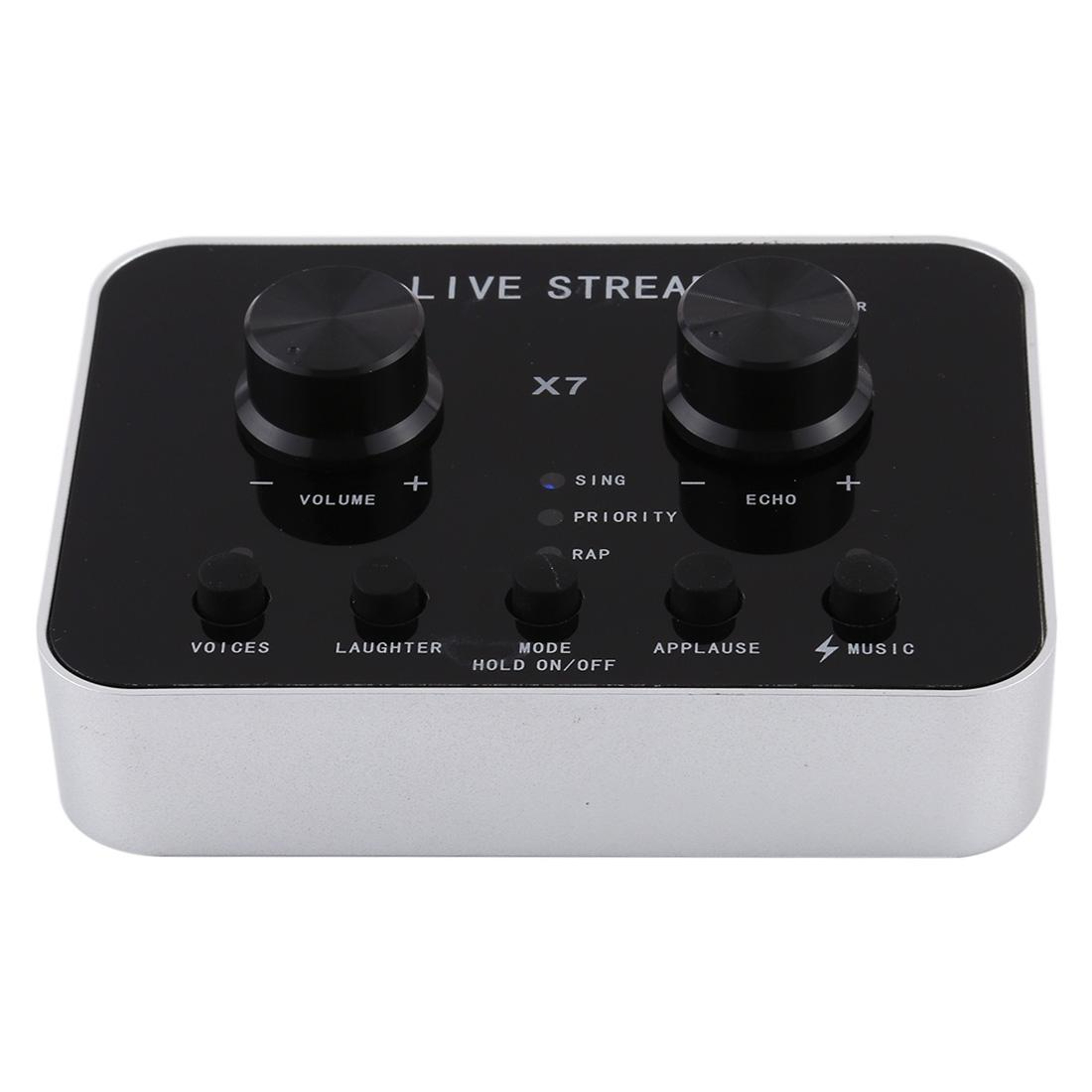 X7 Live Broadcast USB Sound Card Headset Microphone for Streaming & Karaoke – view 3