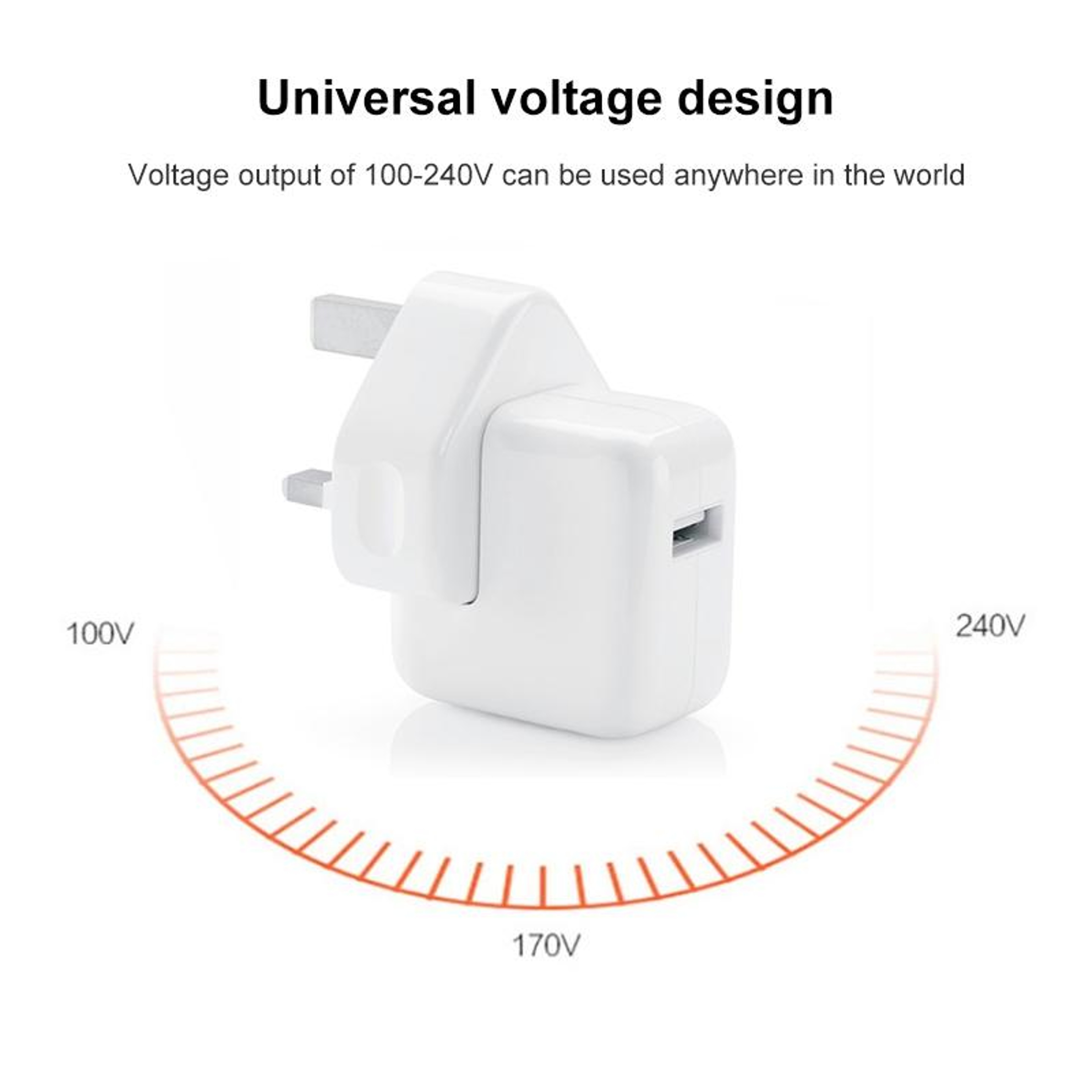 12W USB Wall Charger  for iPhone iPad Fast Travel Adapter – view 5