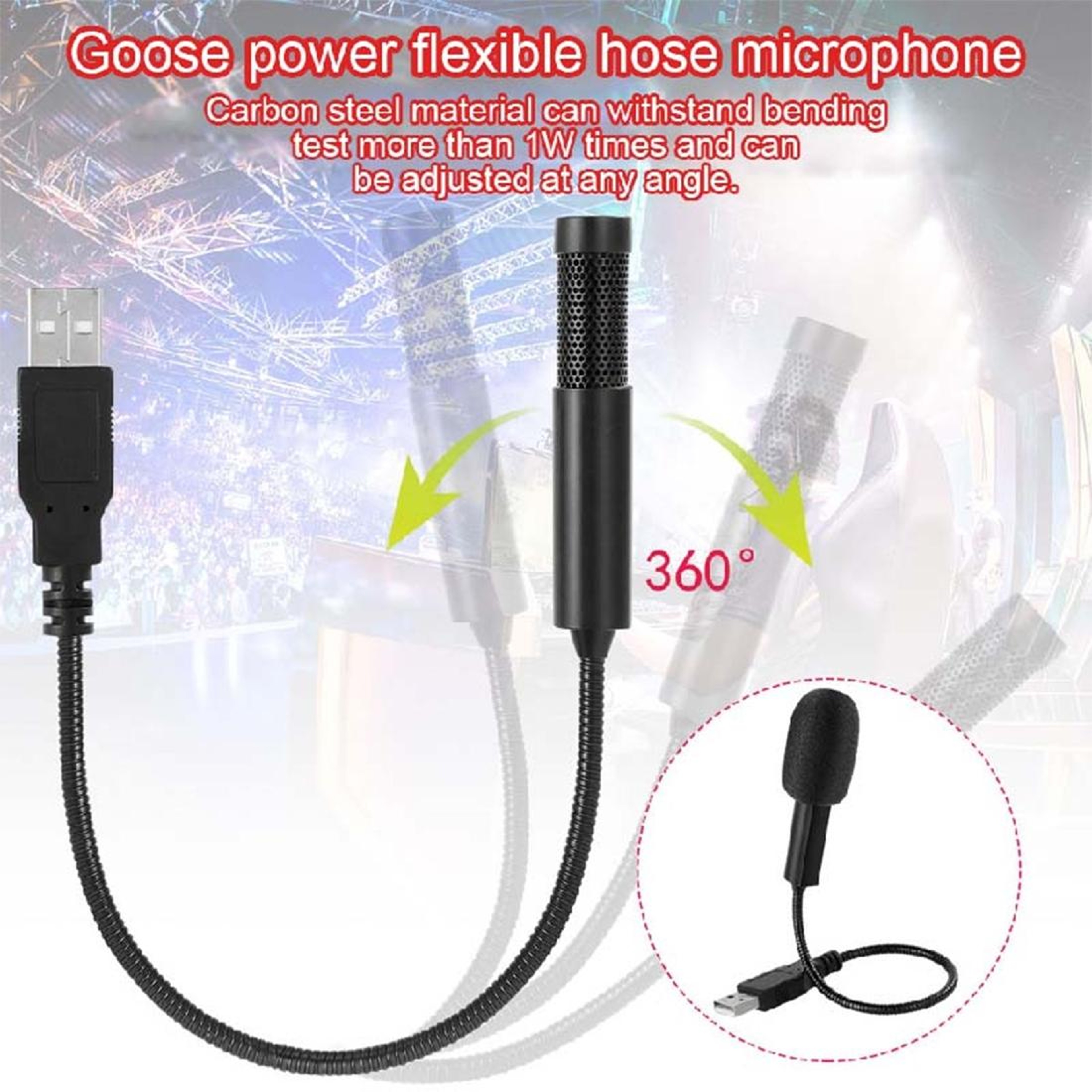 Yanmai SF-558 USB Condenser Studio Microphone for Recording, Streaming & Online Meetings – view 6