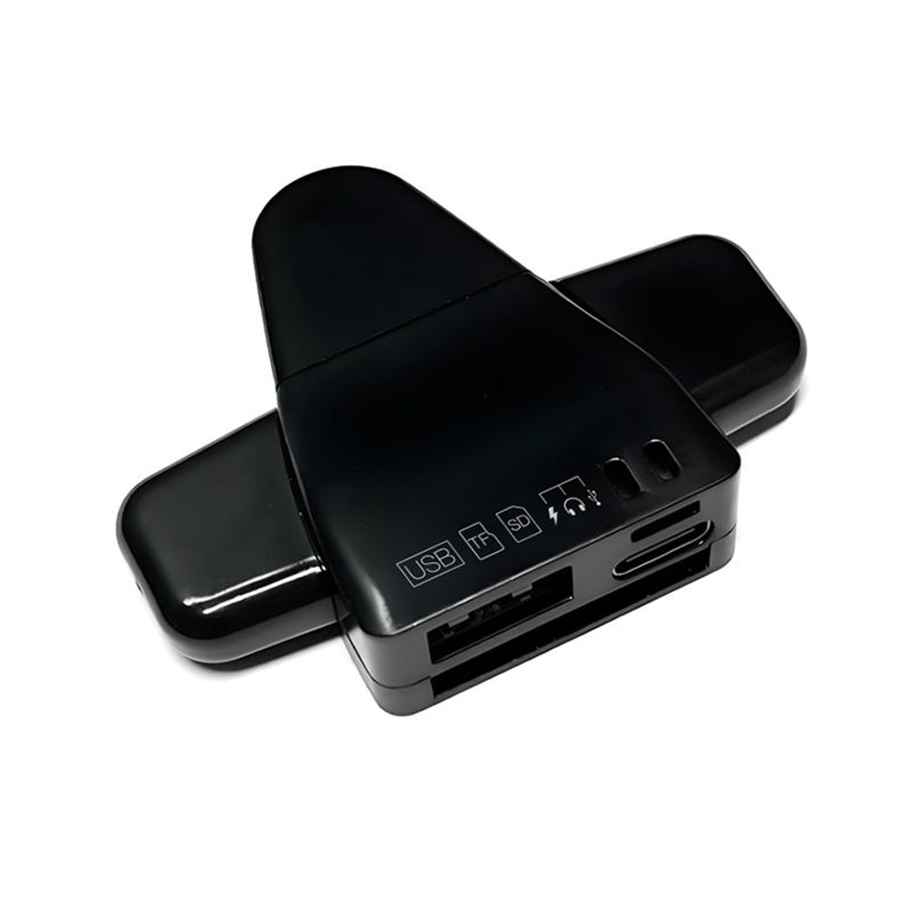 7-in-1 USB C & Lightning SD Card Reader with Audio Adapter for iPhone, iPad & Laptop – view 11
