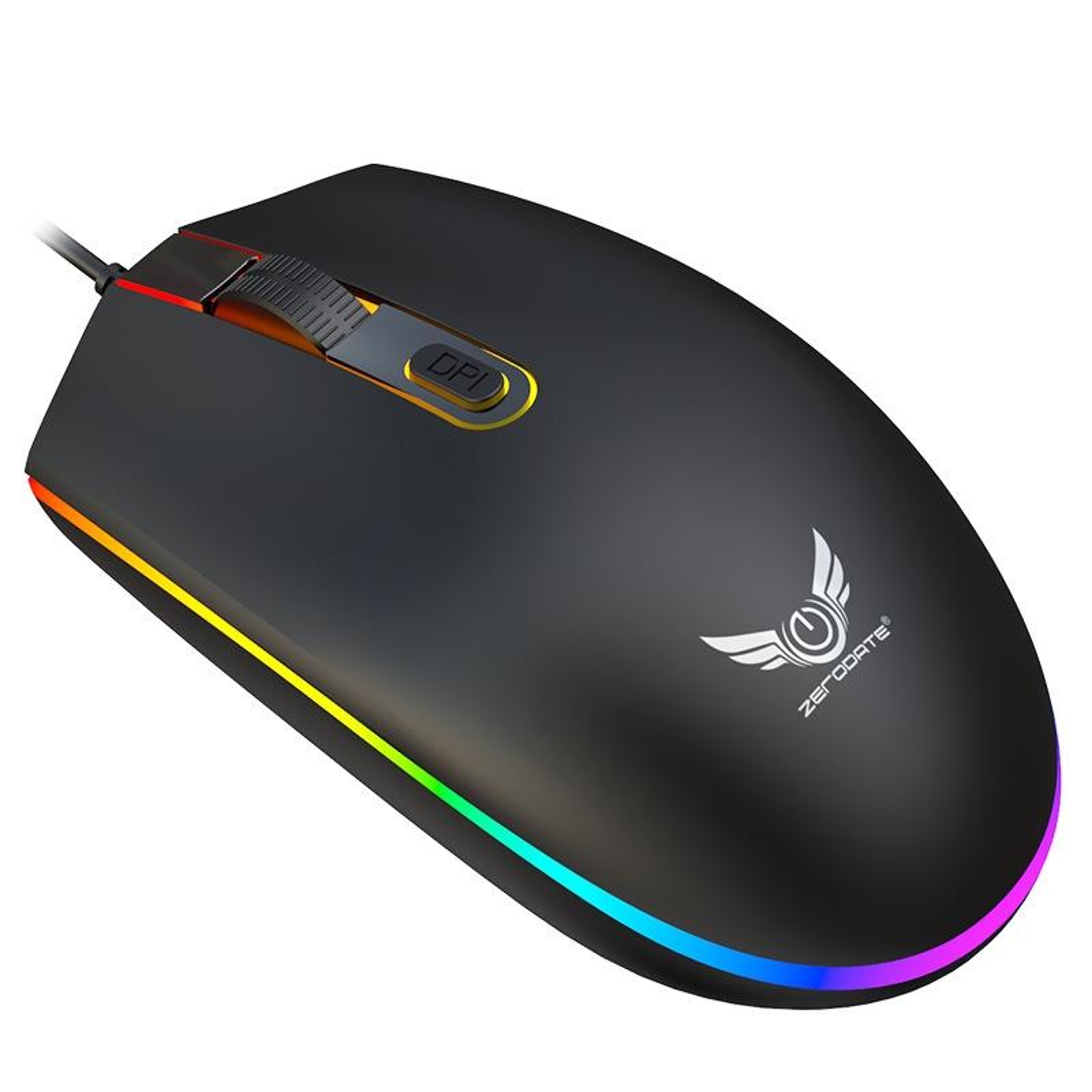 Zerodate V6 RGB Gaming Mouse with Adjustable DPI & Ergonomic Wired USB Design – view 2