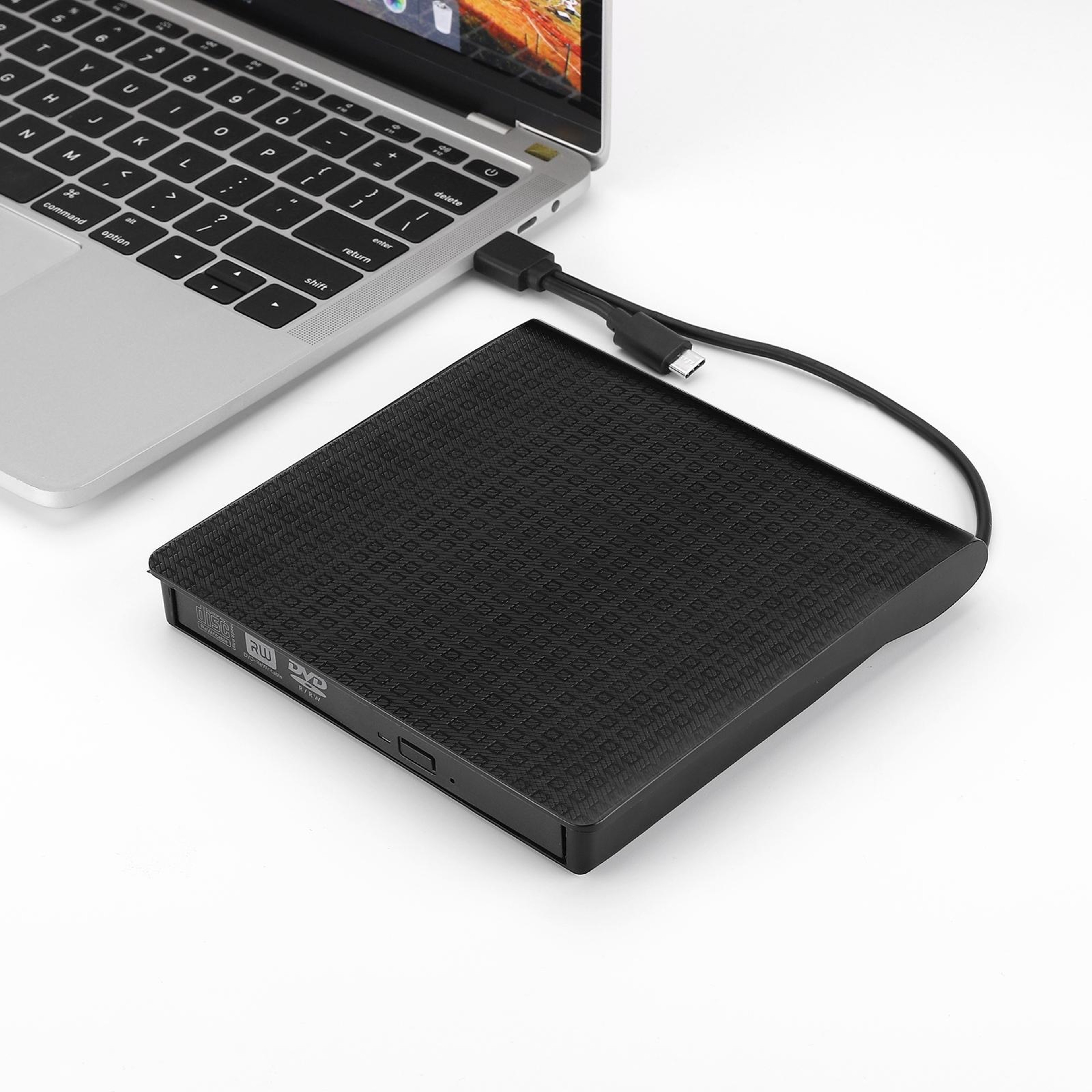 Ultra-Slim External DVD Drive USB 3.0 & Type-C CD/DVD Burner for Laptop, PC & Mac – view 5