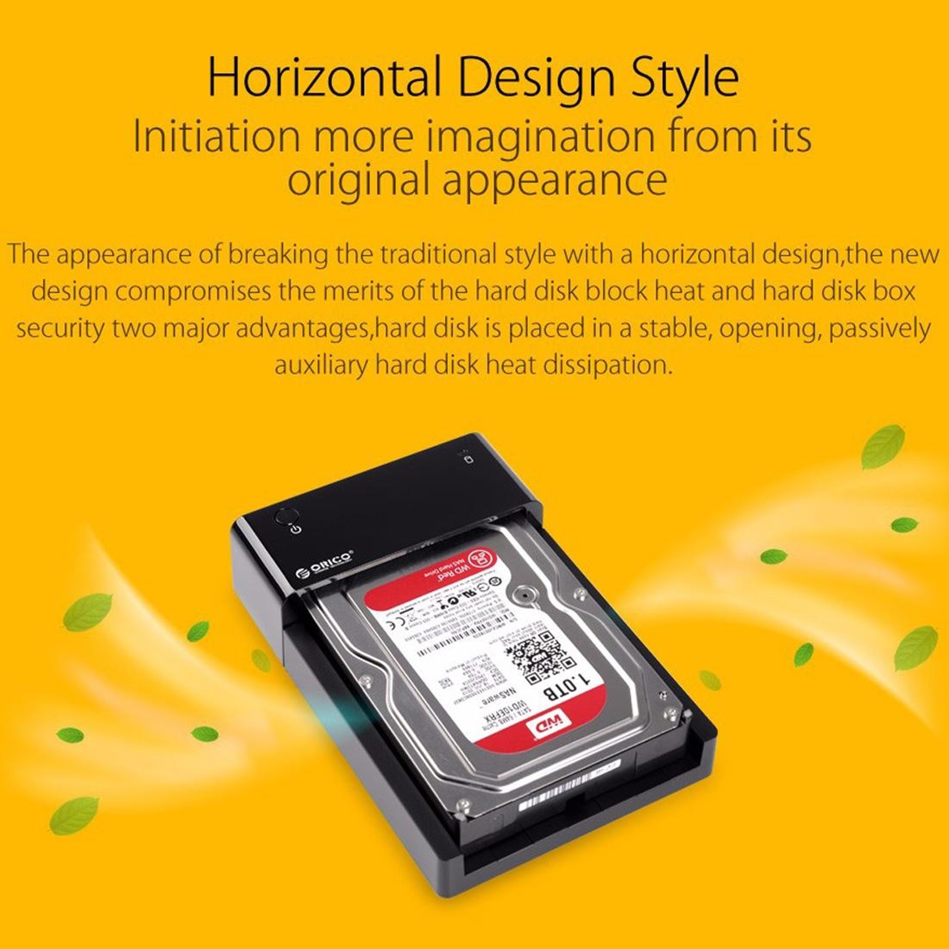ORICO USB 3.0 HDD Docking Station Tool-Free External Hard Drive Enclosure for 2.5" & 3.5" SATA Drives – view 12