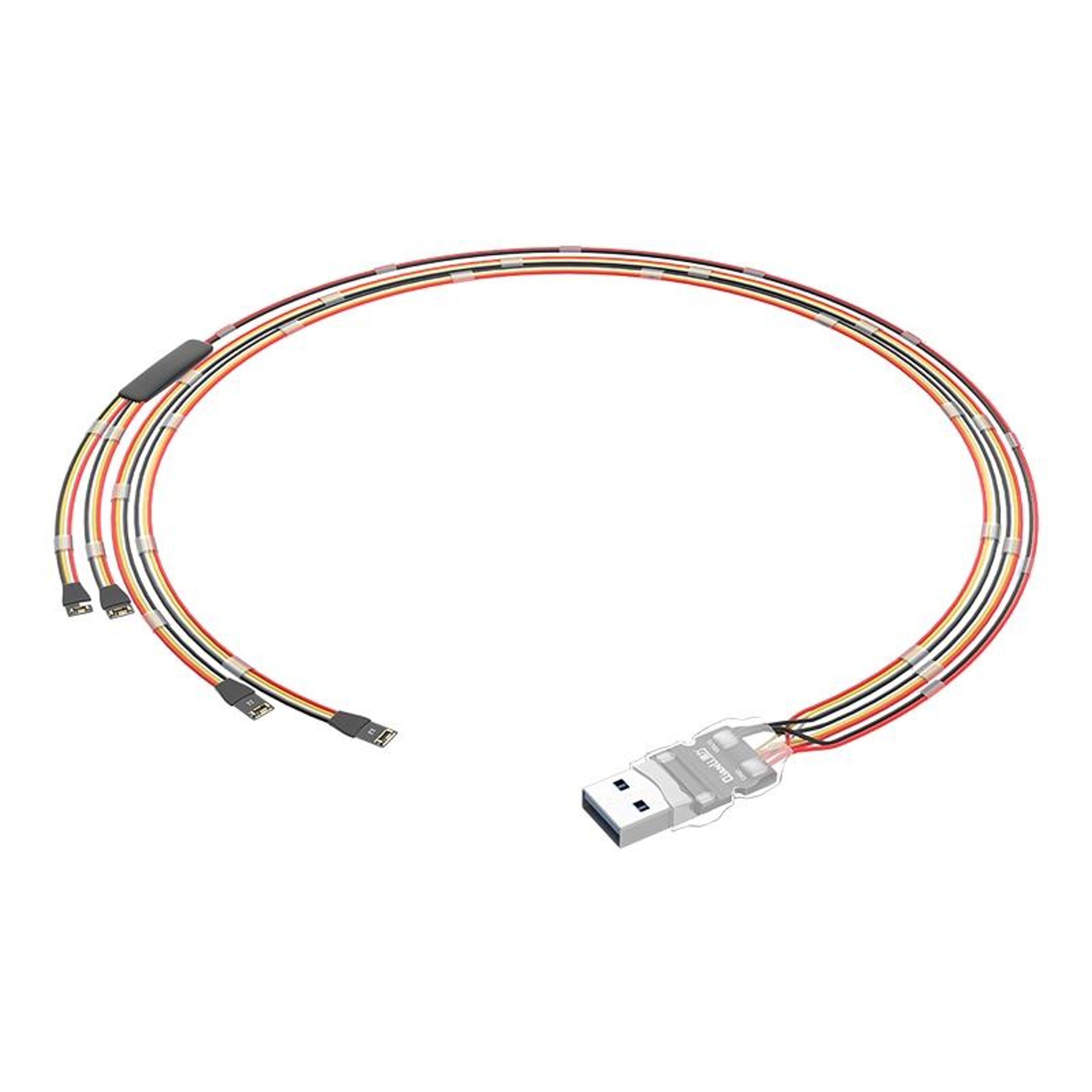 QianLi Silicone Power Cable with Battery Holder for iPhone 11-14 Series Diagnostics & Repair – view 1