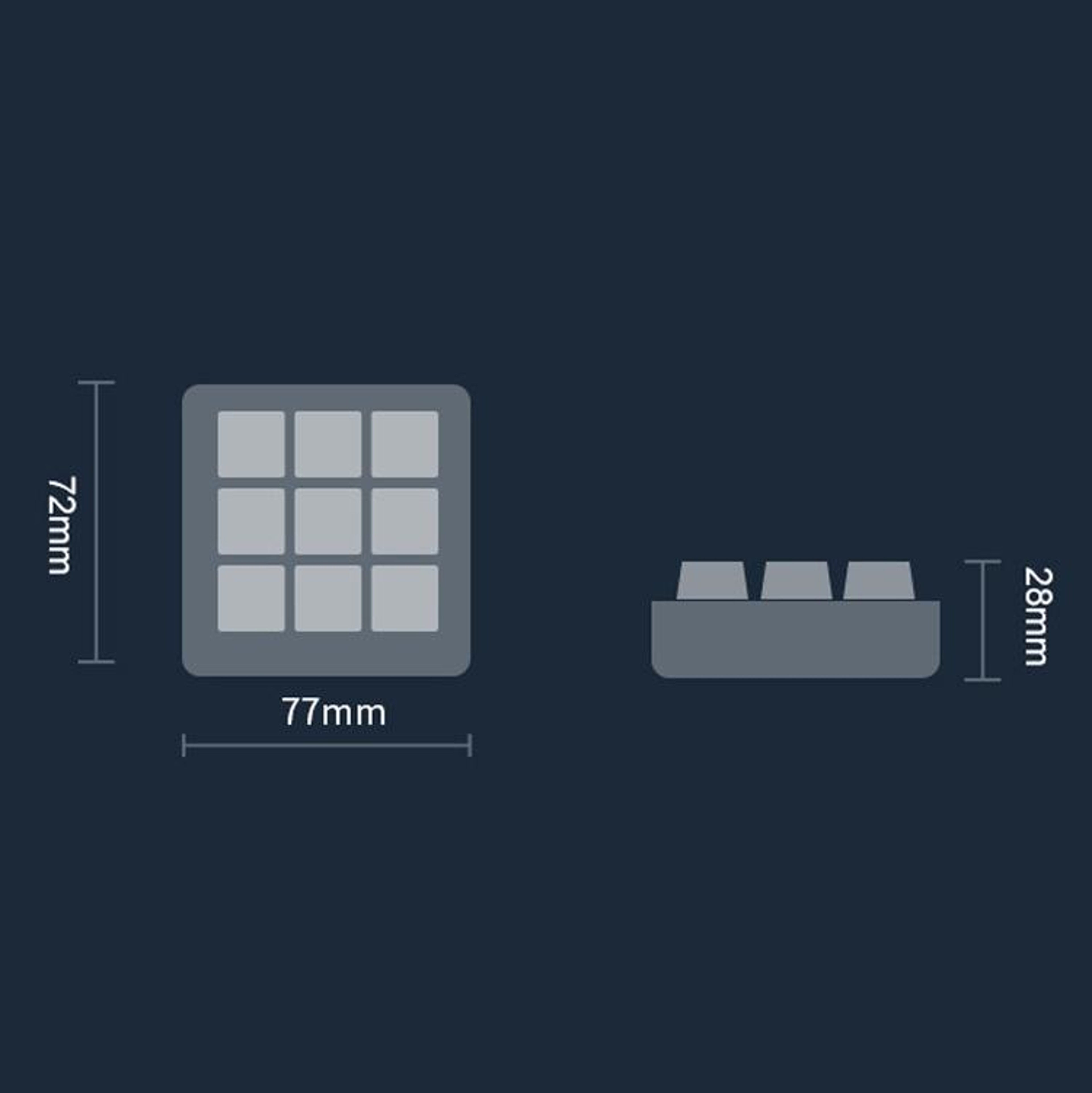 Vaydeer 9-Key Mechanical Macro Pad USB Custom Shortcut Keyboard for Gaming & Productivity – view 3