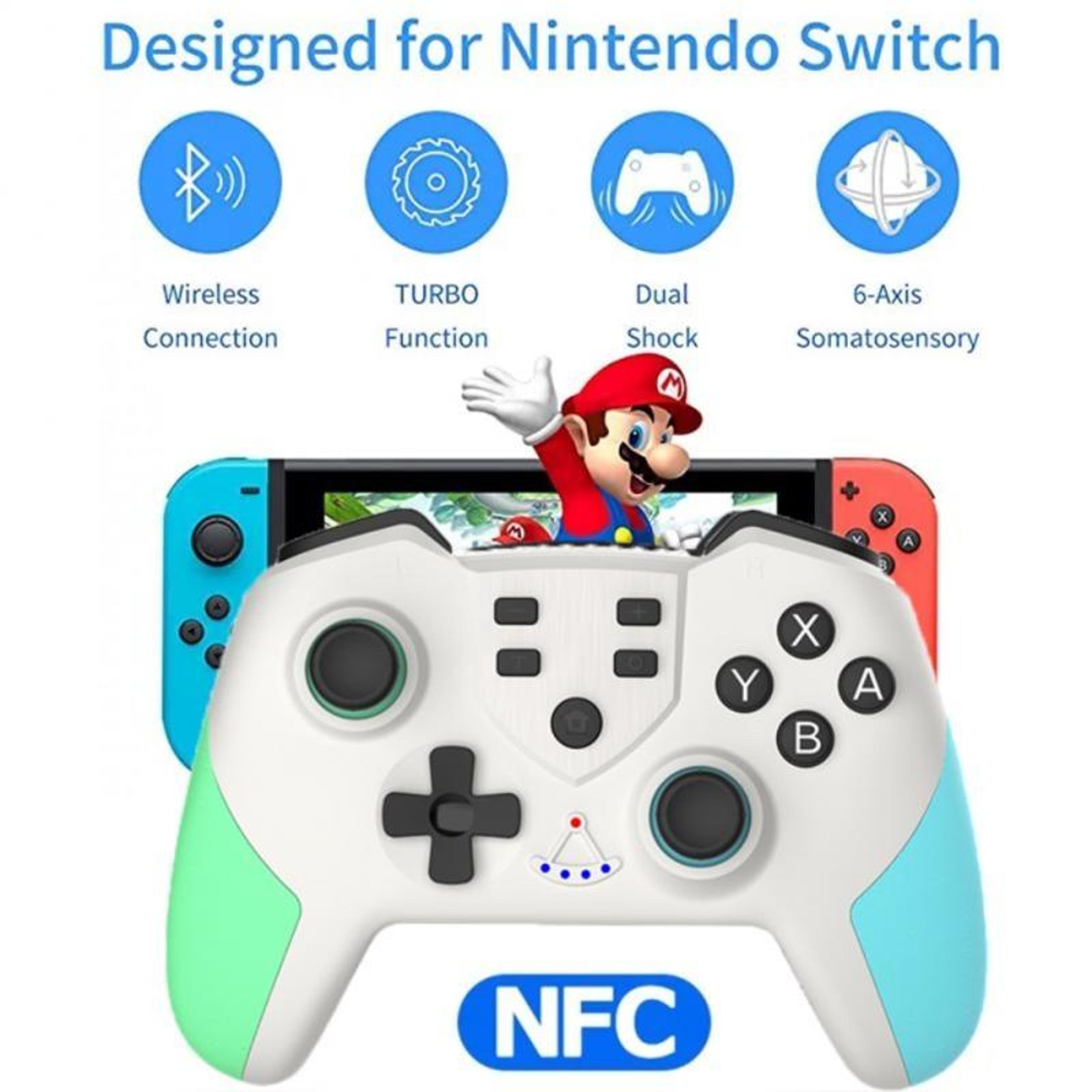 T23 NFC Switch Pro Wireless Controller with Macro Programming & Six-Axis Motion Control – view 4
