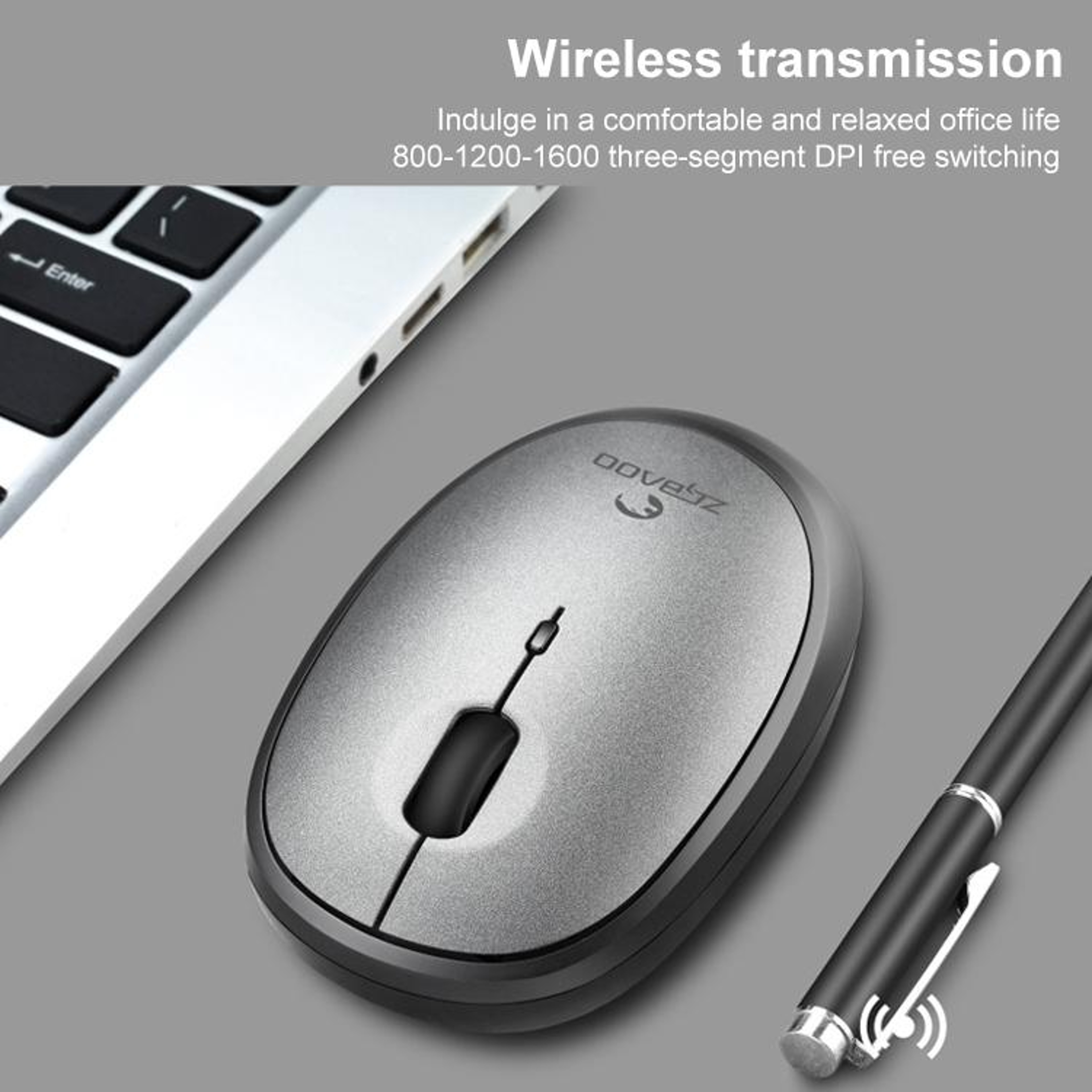 SwiftPoint 2.4G Wireless Mini Mouse for Laptops & PCs with Adjustable DPI – view 7