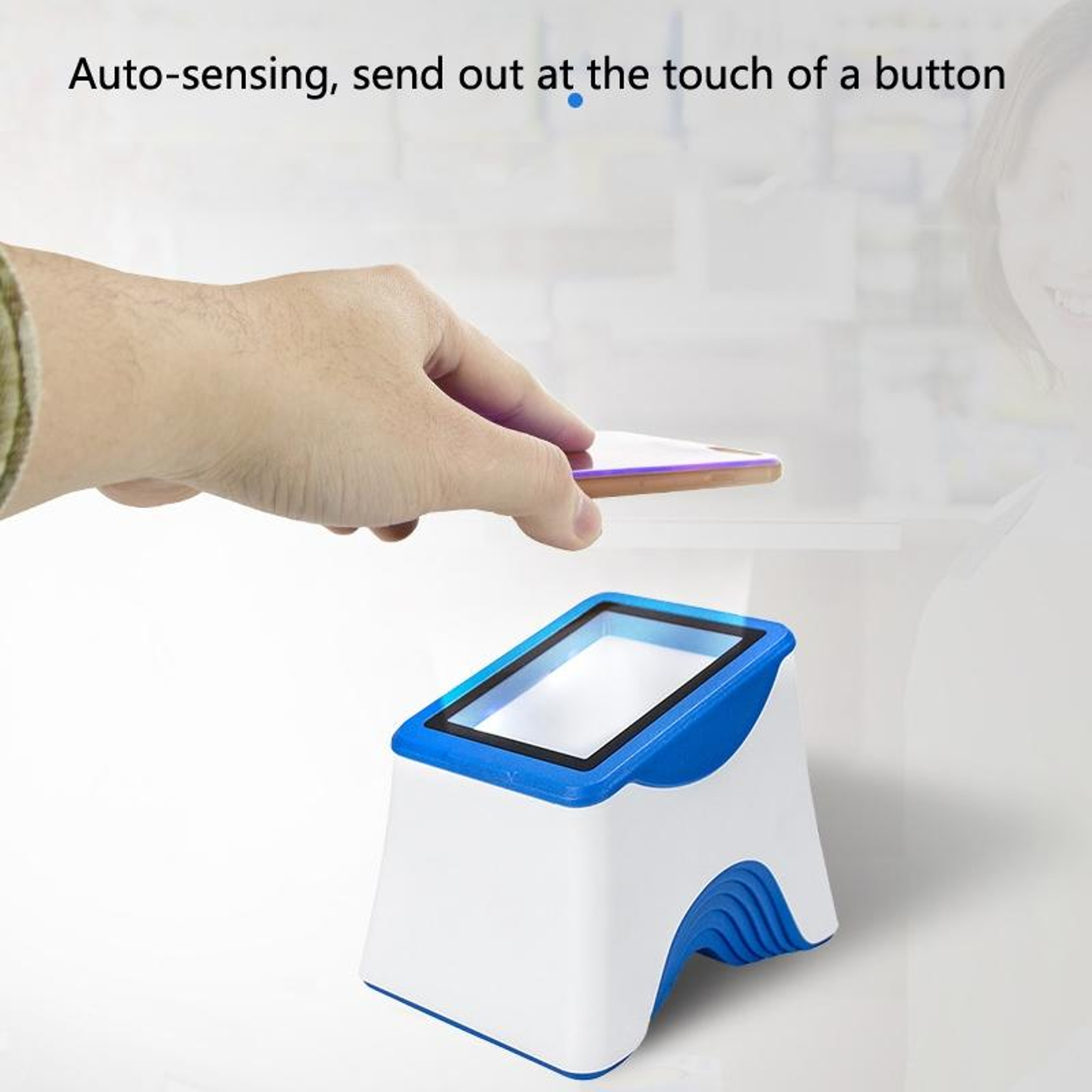 NT-2016 Desktop QR Code Scanner for Retail POS & Supermarket Checkout Systems – view 6