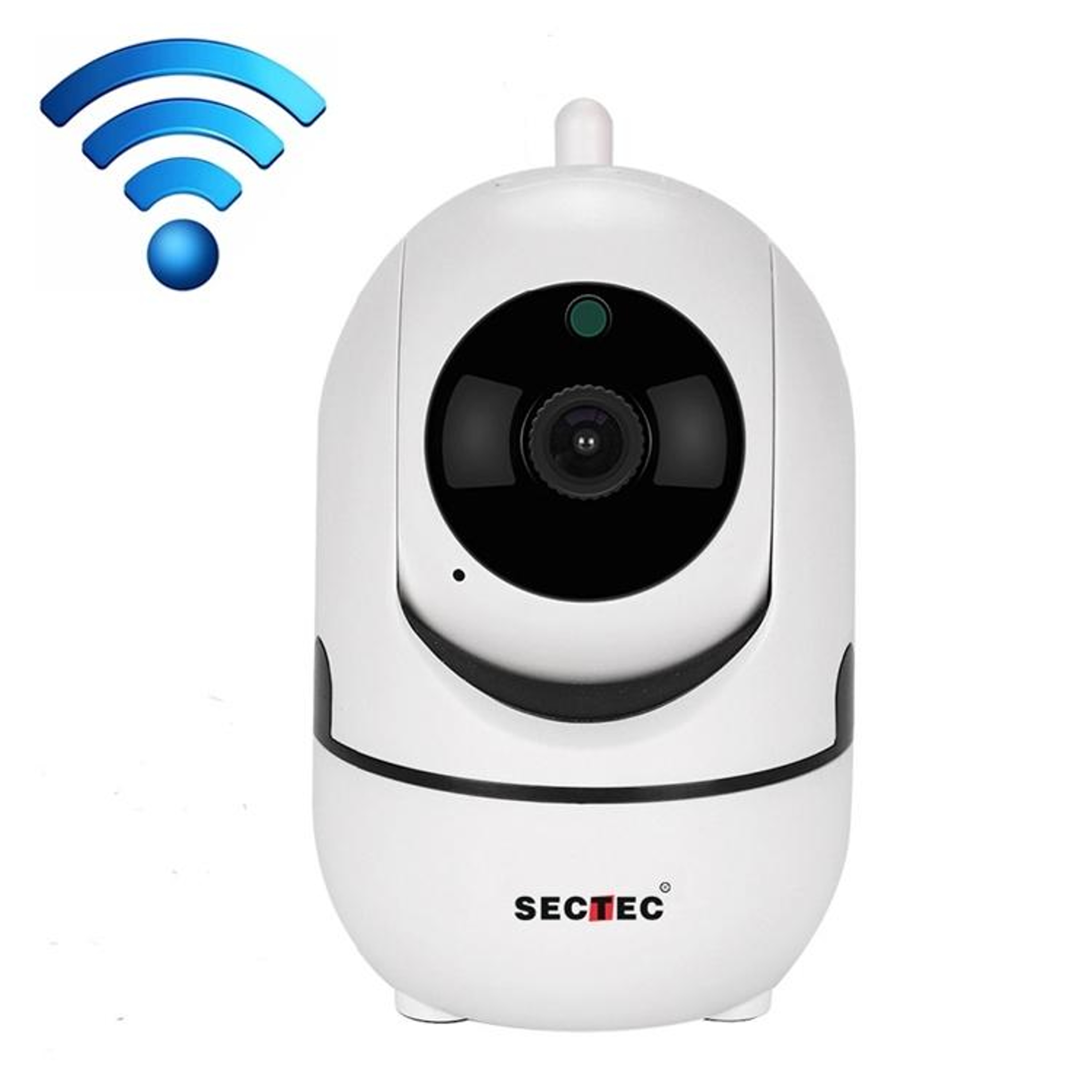 SECTEC 1080P AI Auto Tracking WiFi Security Camera With Pan Tilt Remote Monitoring 0