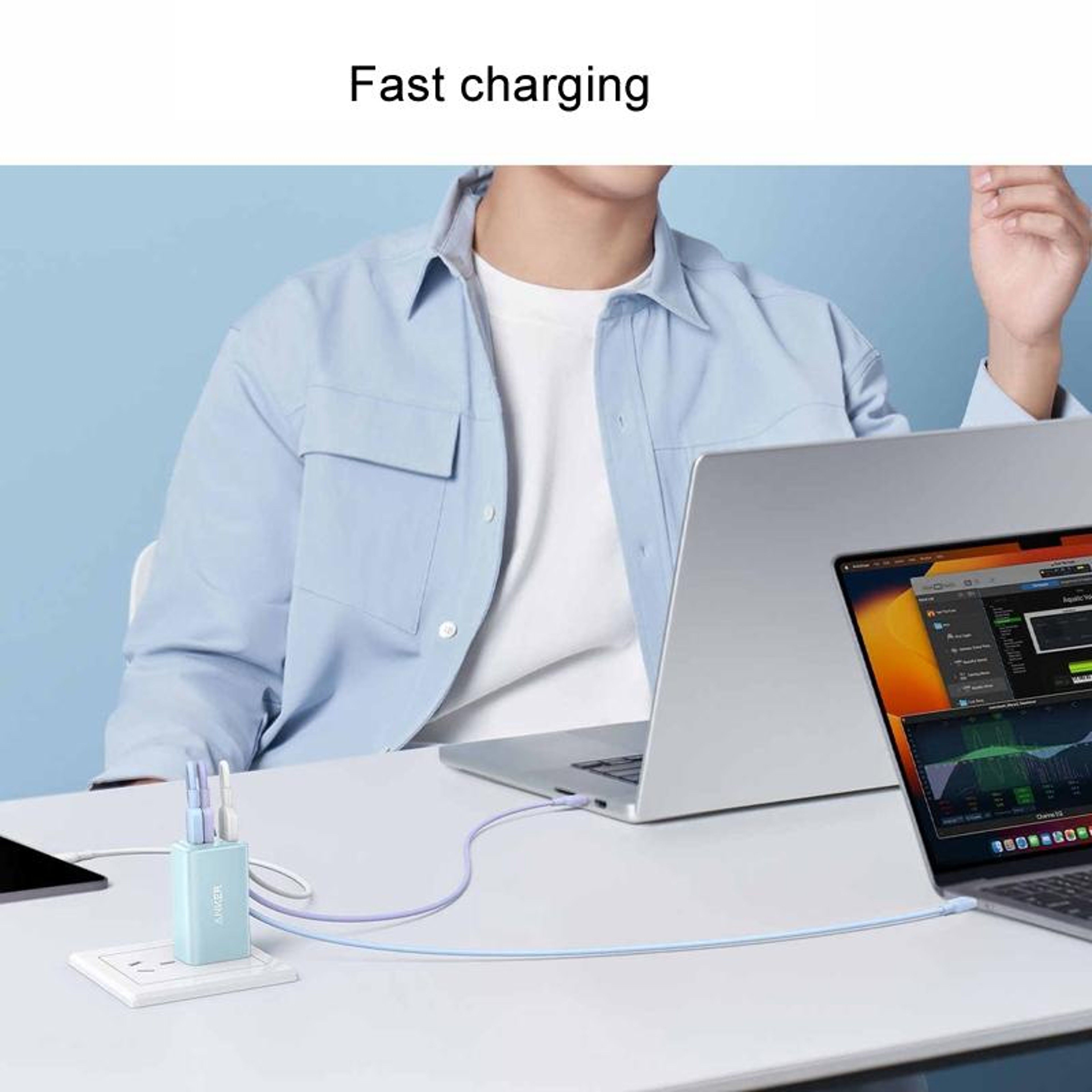 ANKER 60W USB-C Fast Charging Cable 1.8M Durable Type-C to Type-C Data Sync Cord – view 8